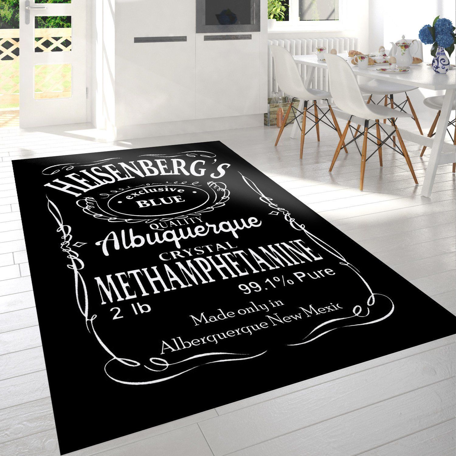 Breaking Bad Jack Daniels Area Rug Living Room Rug Christmas Gift US Decor - Indoor Outdoor Rugs