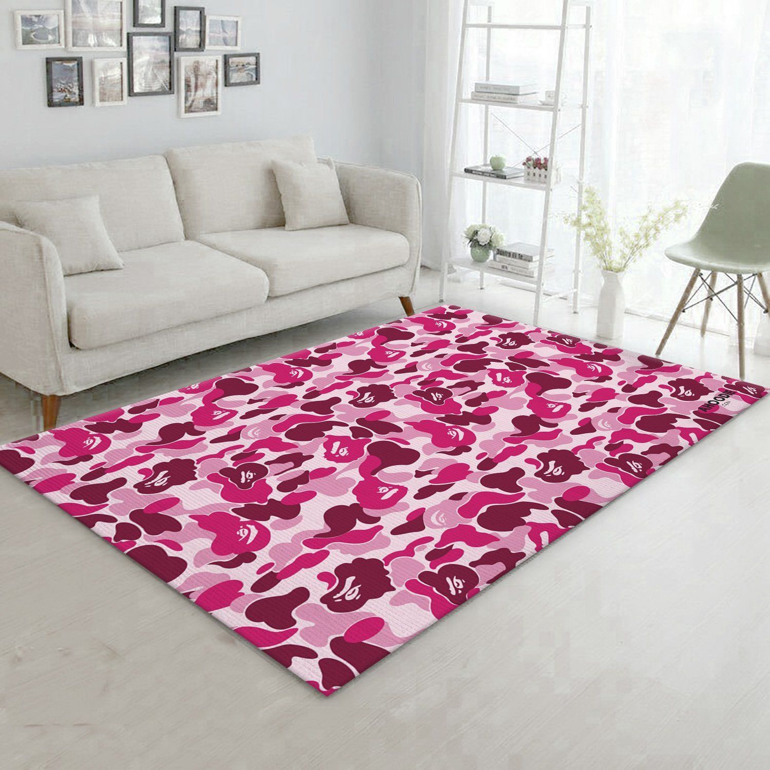 Bape Area Rug Bedroom Rug Family Gift US Decor - Indoor Outdoor Rugs