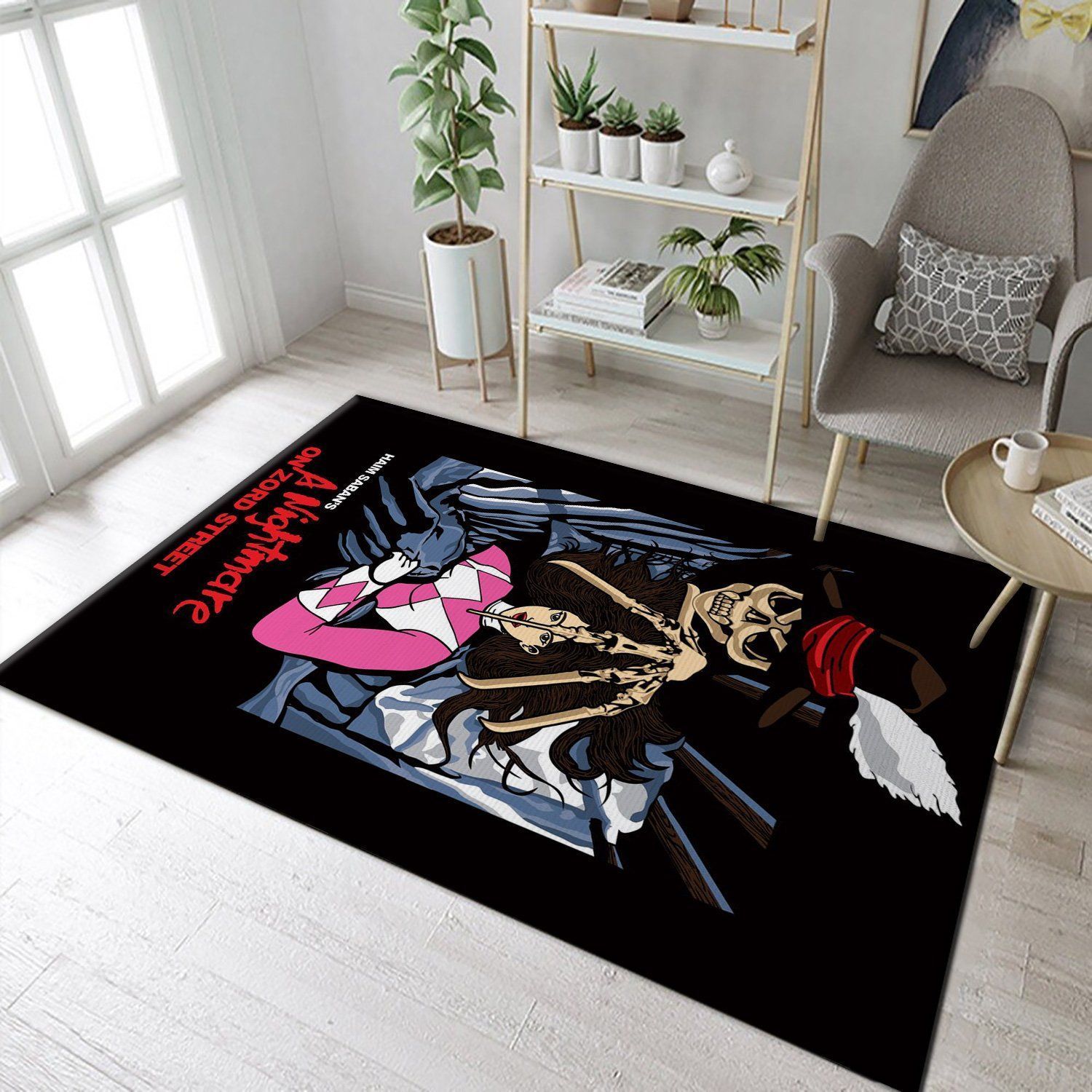 A Nightmare On Zord Street Area Rug, Bedroom, Home US Decor - Indoor Outdoor Rugs