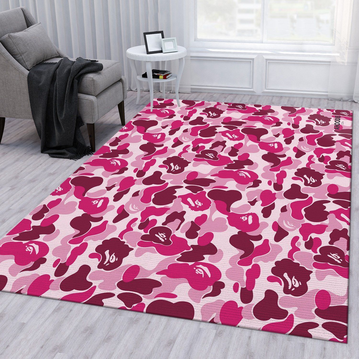 Bape Area Rug Bedroom Rug Family Gift US Decor - Indoor Outdoor Rugs