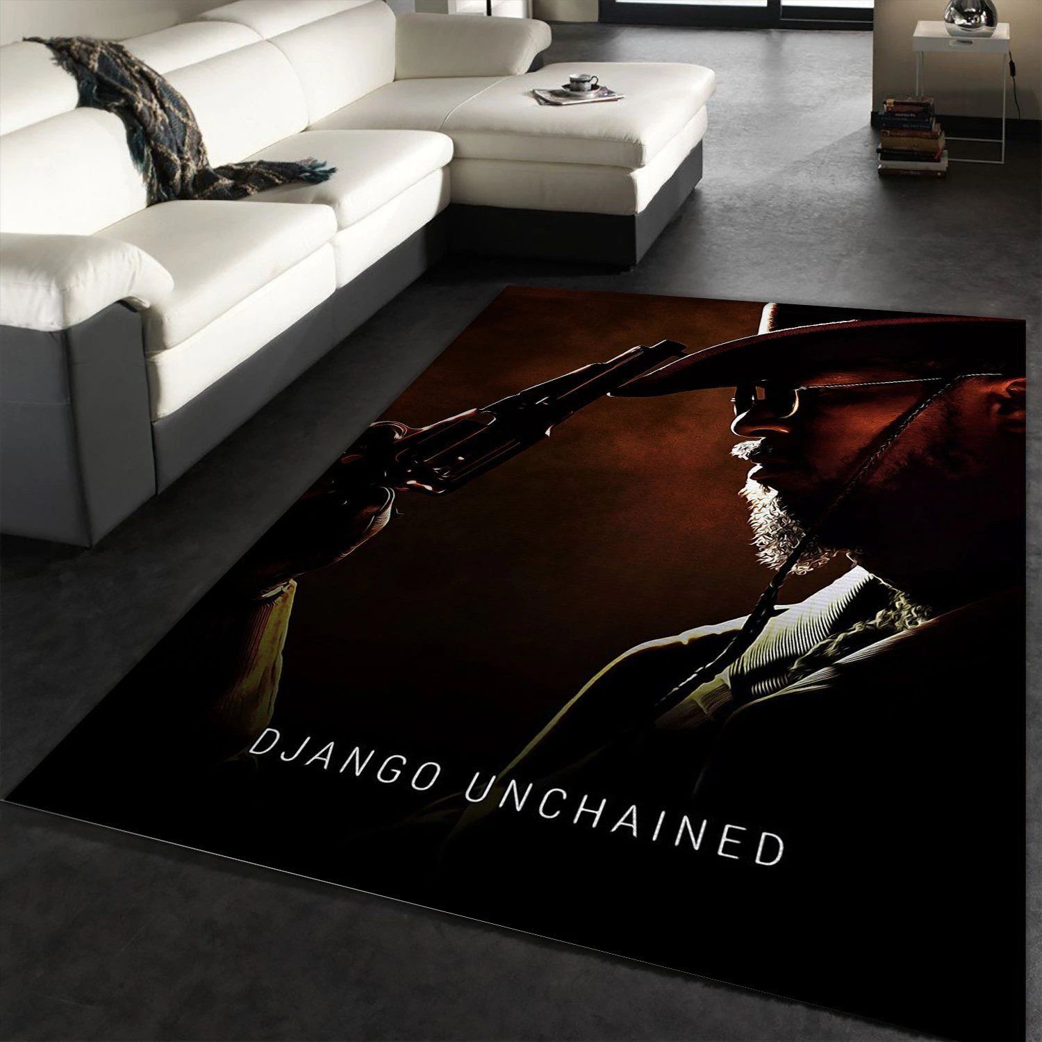 Django Unchained 2012 Area Rug Movie Rug Home Decor Floor Decor - Indoor Outdoor Rugs