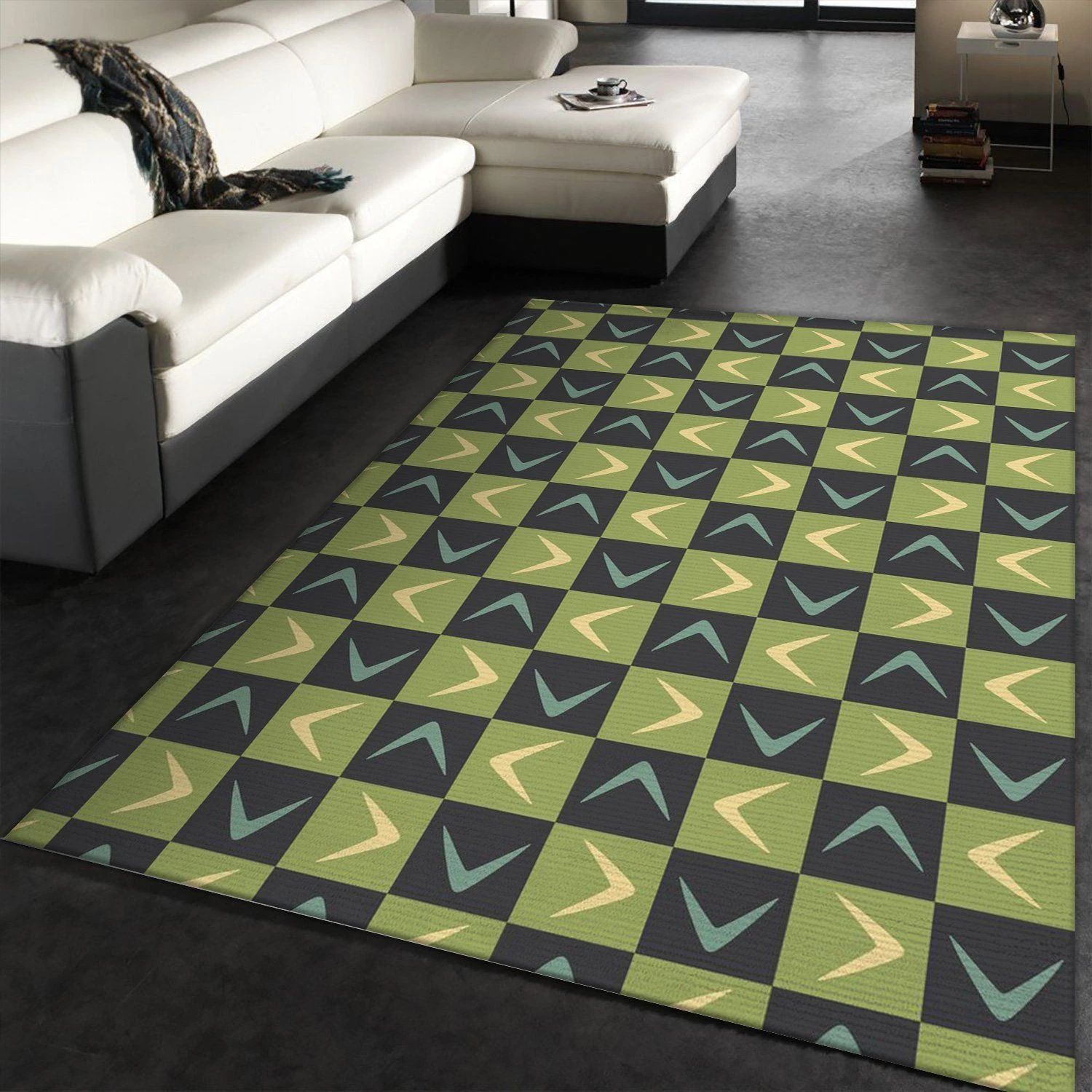 Midcentury Pattern 39 Area Rug For Christmas, Bedroom, Home US Decor - Indoor Outdoor Rugs
