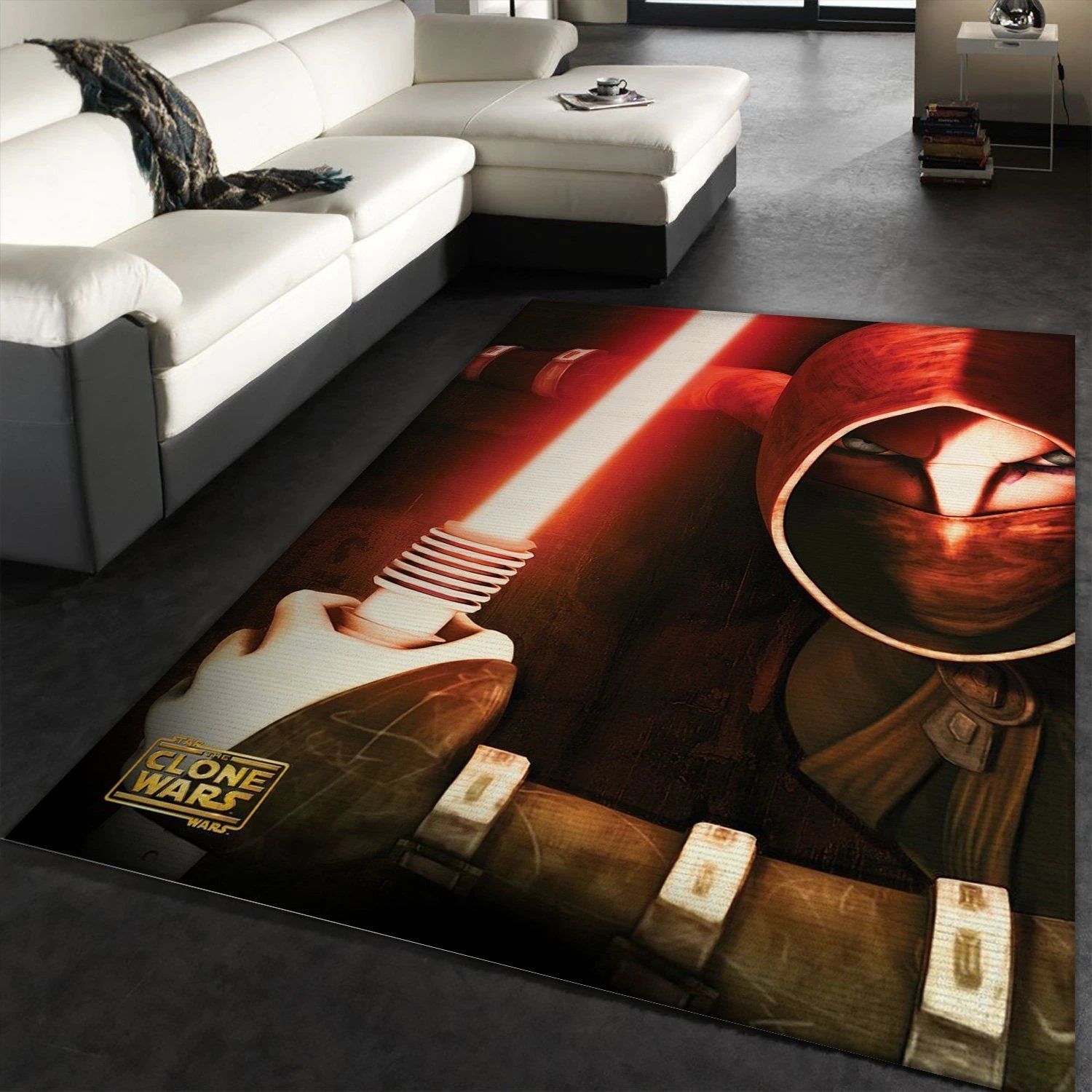 Asajj Ventress Star War Character Rug, Living Room Rug, Home Decor Floor Decor - Indoor Outdoor Rugs