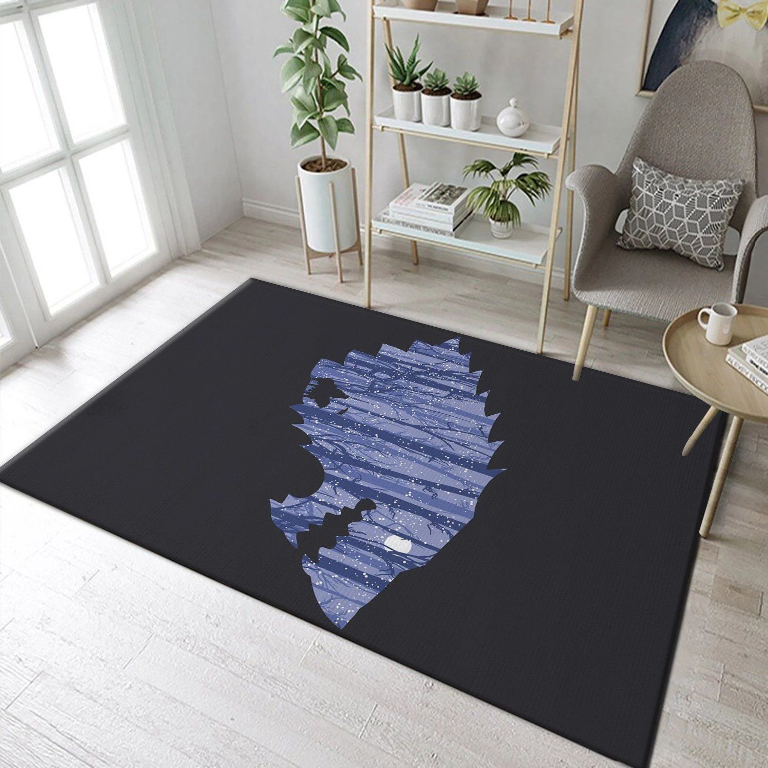 Wolf Of Winter Area Rug For Christmas, Living room and bedroom Rug, Home Decor Floor Decor - Indoor Outdoor Rugs