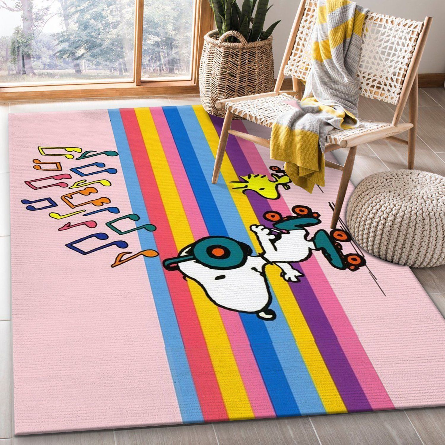 Snoopy Ver7 Area Rug For Christmas Bedroom Rug Home US Decor - Indoor Outdoor Rugs