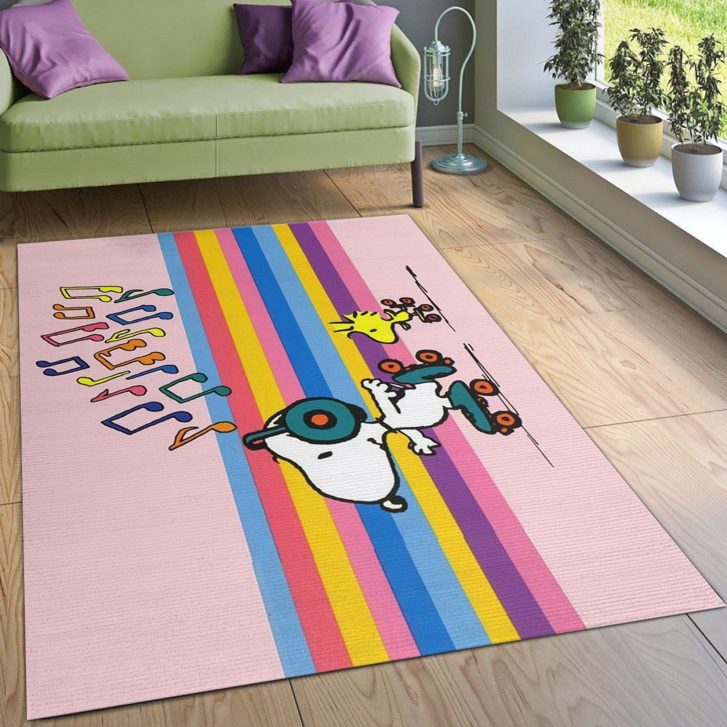 Snoopy Ver7 Area Rug For Christmas Bedroom Rug Home US Decor - Indoor Outdoor Rugs