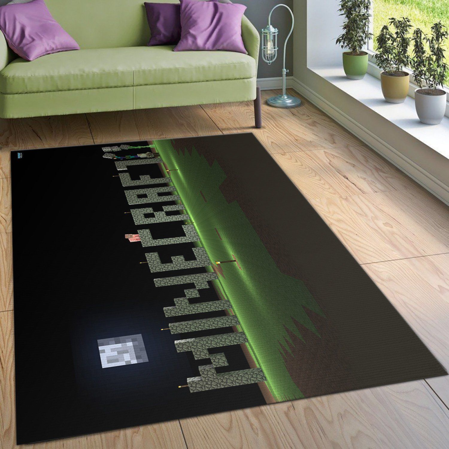 Minecraft Ver3 Area Rug Bedroom Rug Christmas Gift US Decor - Indoor Outdoor Rugs