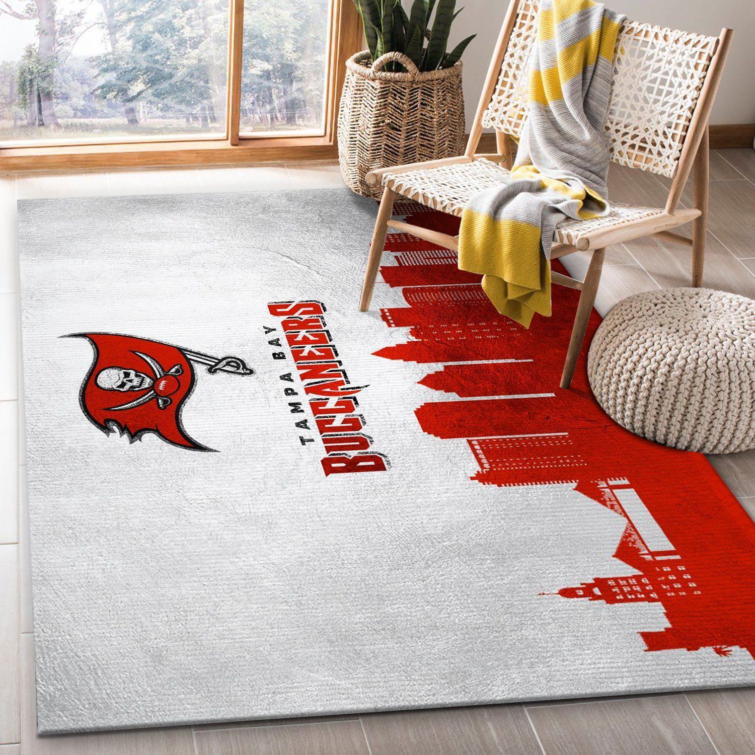 Tampa Bay Buccaneers NFL Area Rug, Kitchen Rug, Christmas Gift US Decor - Indoor Outdoor Rugs