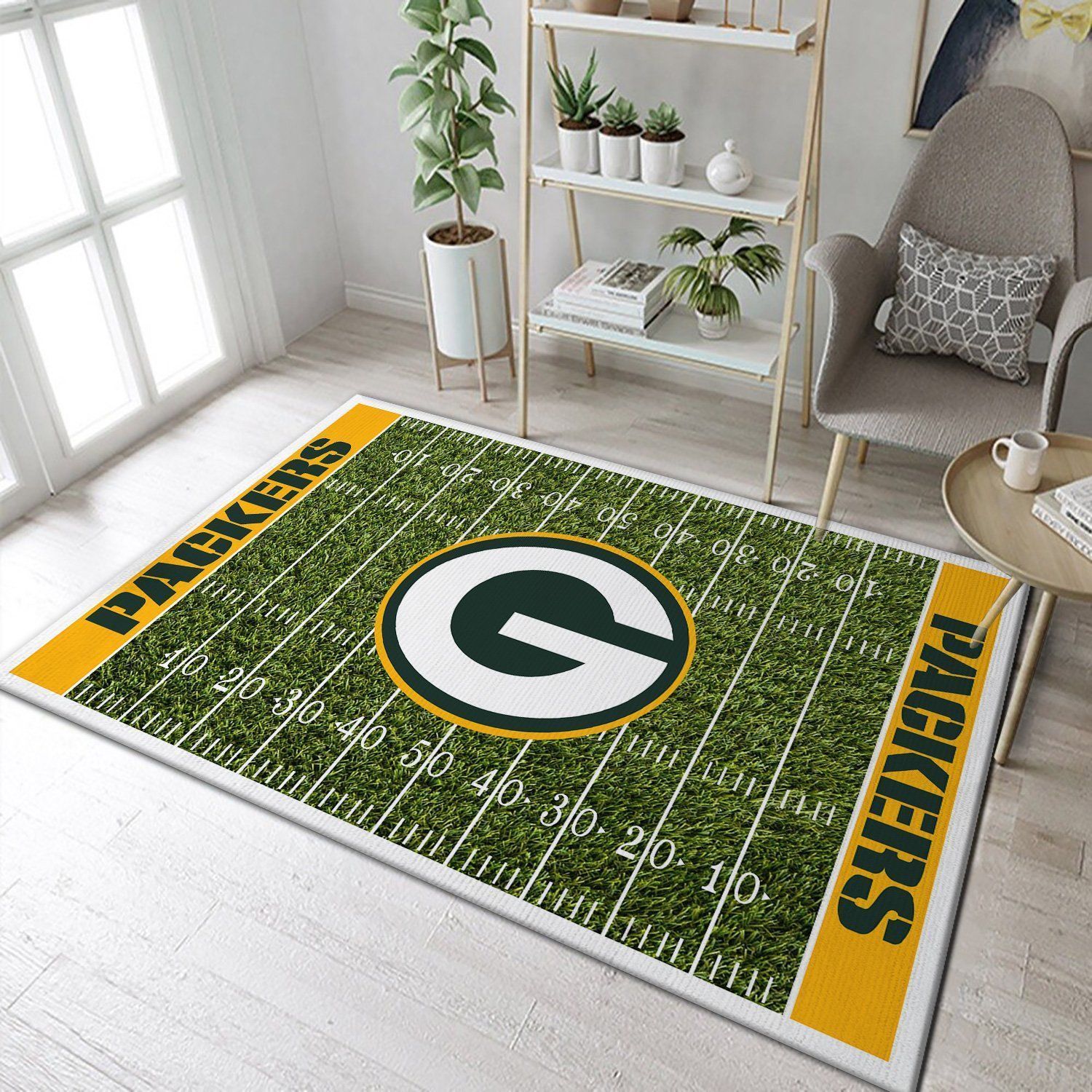 Green Bay Packers Nfl Rug Room Carpet Sport Custom Area Floor Home Decor V3 - Indoor Outdoor Rugs