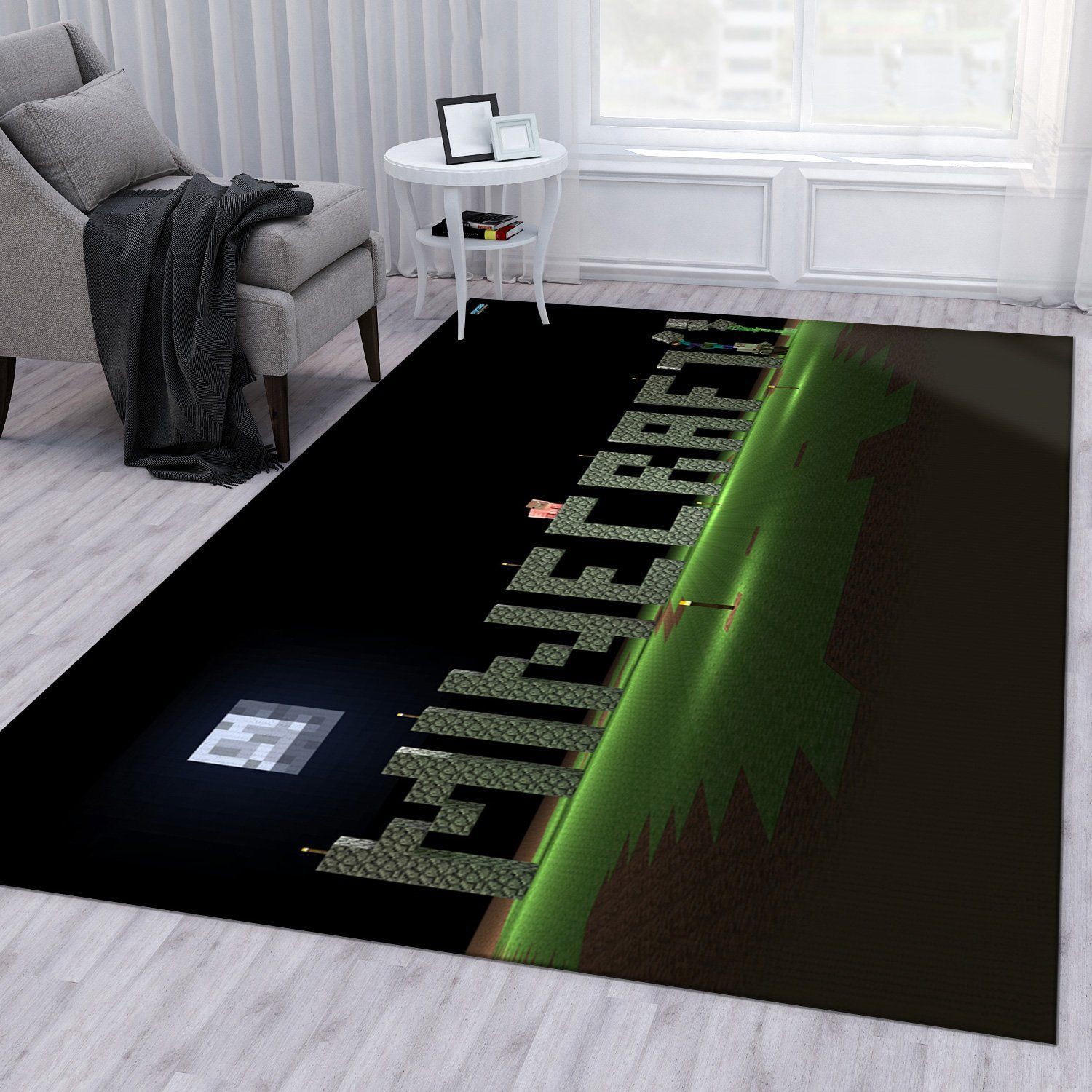 Minecraft Ver3 Area Rug Bedroom Rug Christmas Gift US Decor - Indoor Outdoor Rugs