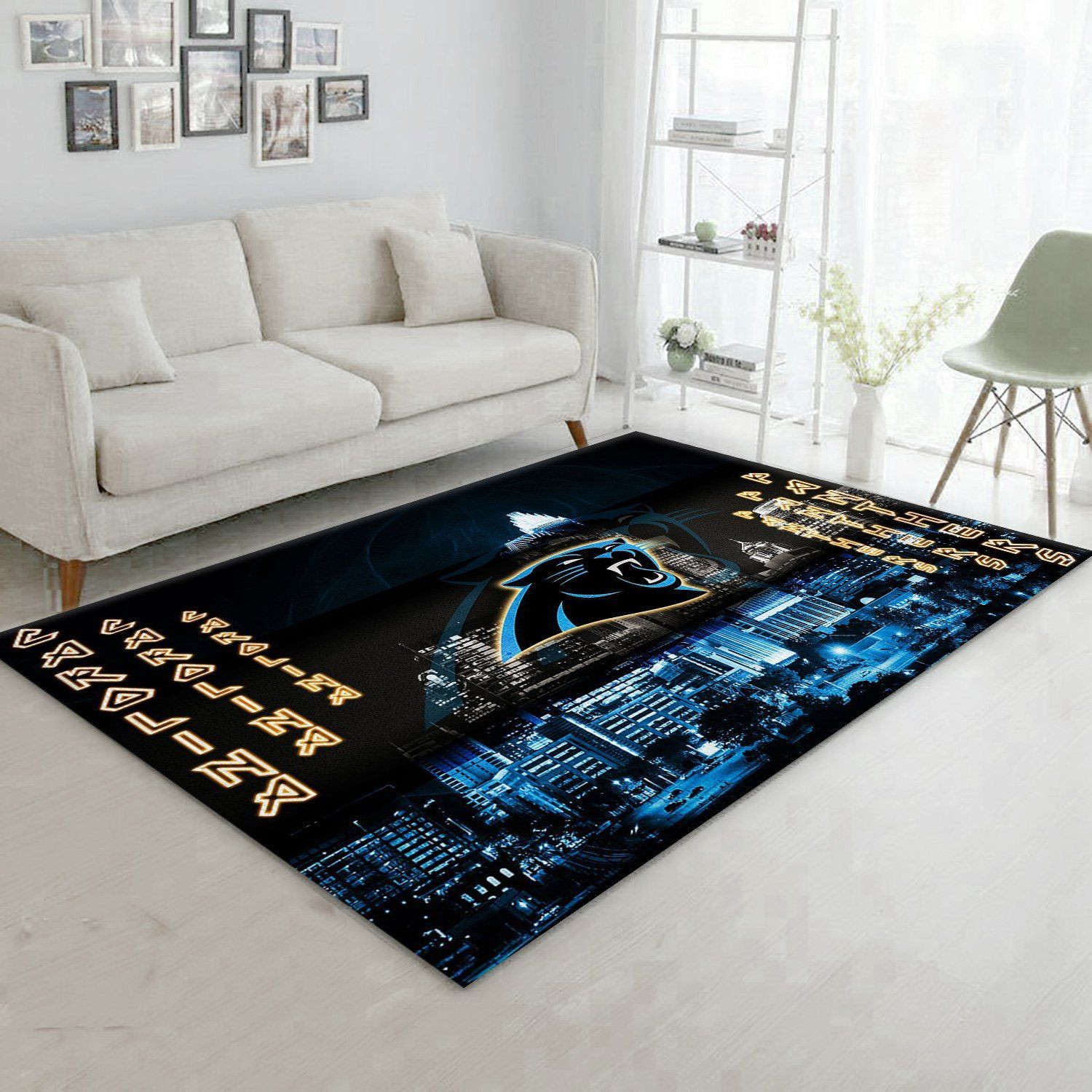 Carolina Panthers Nfl Rug Bedroom Rug Home US Decor - Indoor Outdoor Rugs