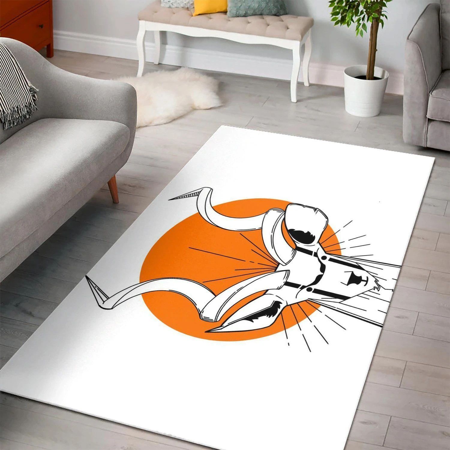 Bright Deer  Area Rug , Room Decor, Floor Decor Home Decor - Indoor Outdoor Rugs