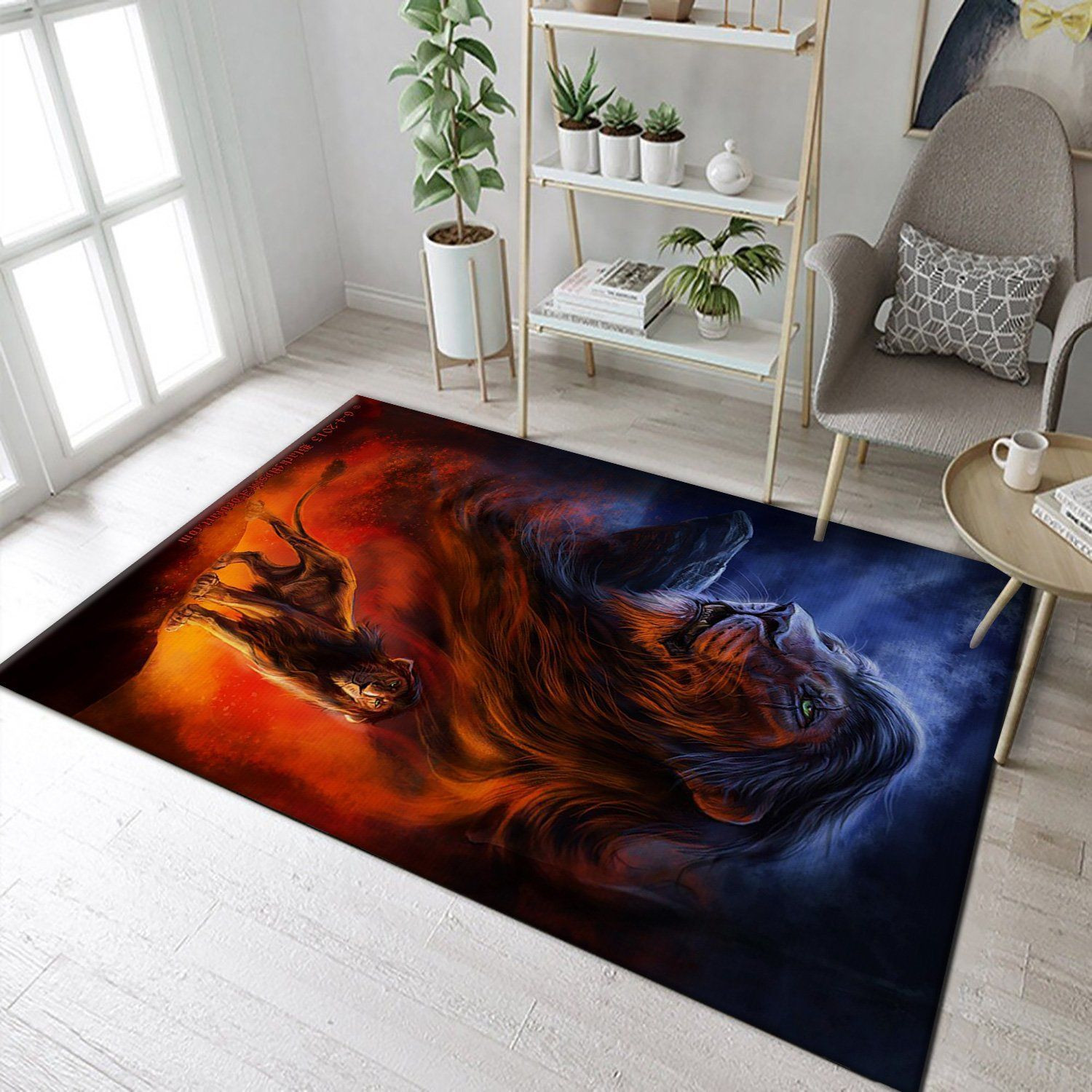 The King Of Pride Rock Disney Area Rug, Living Room Rug, Home Decor - Indoor Outdoor Rugs