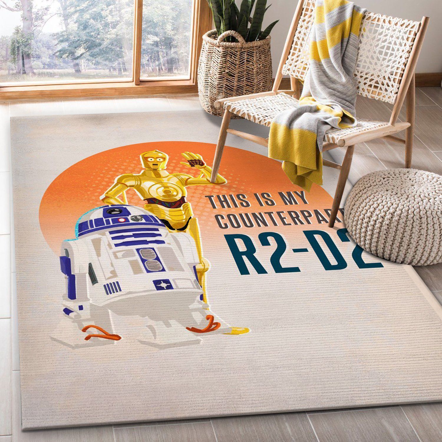 Droids Rug Star Wars Galaxy Of Adventures Christmas Gift US Decor - Indoor Outdoor Rugs