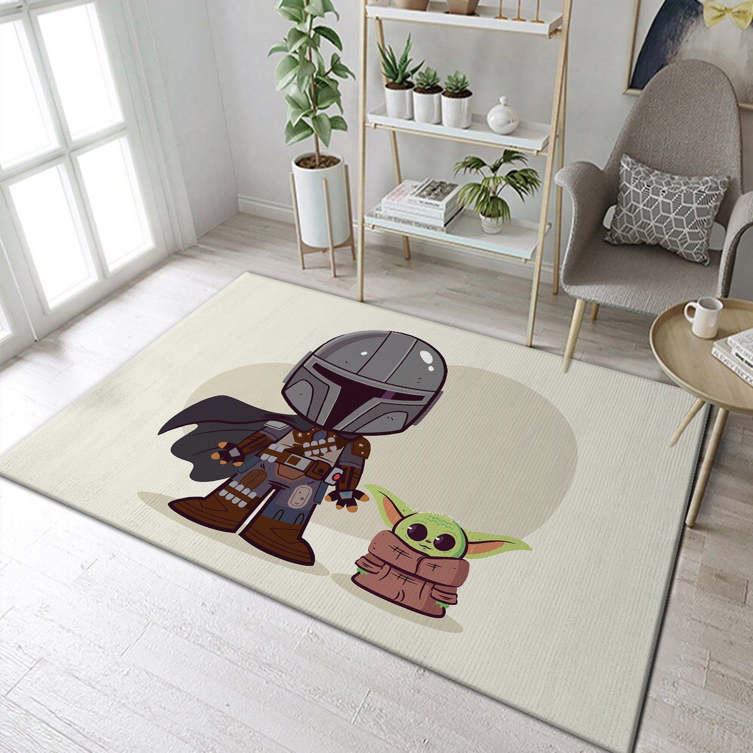 BABY YODA CUTE THE MANDALORIAN STAR WARS MOVIES AREA RUGS LIVING ROOM CARPET FN261223 LOCAL BRANDS FLOOR DECOR THE US DECOR - Indoor Outdoor Rugs