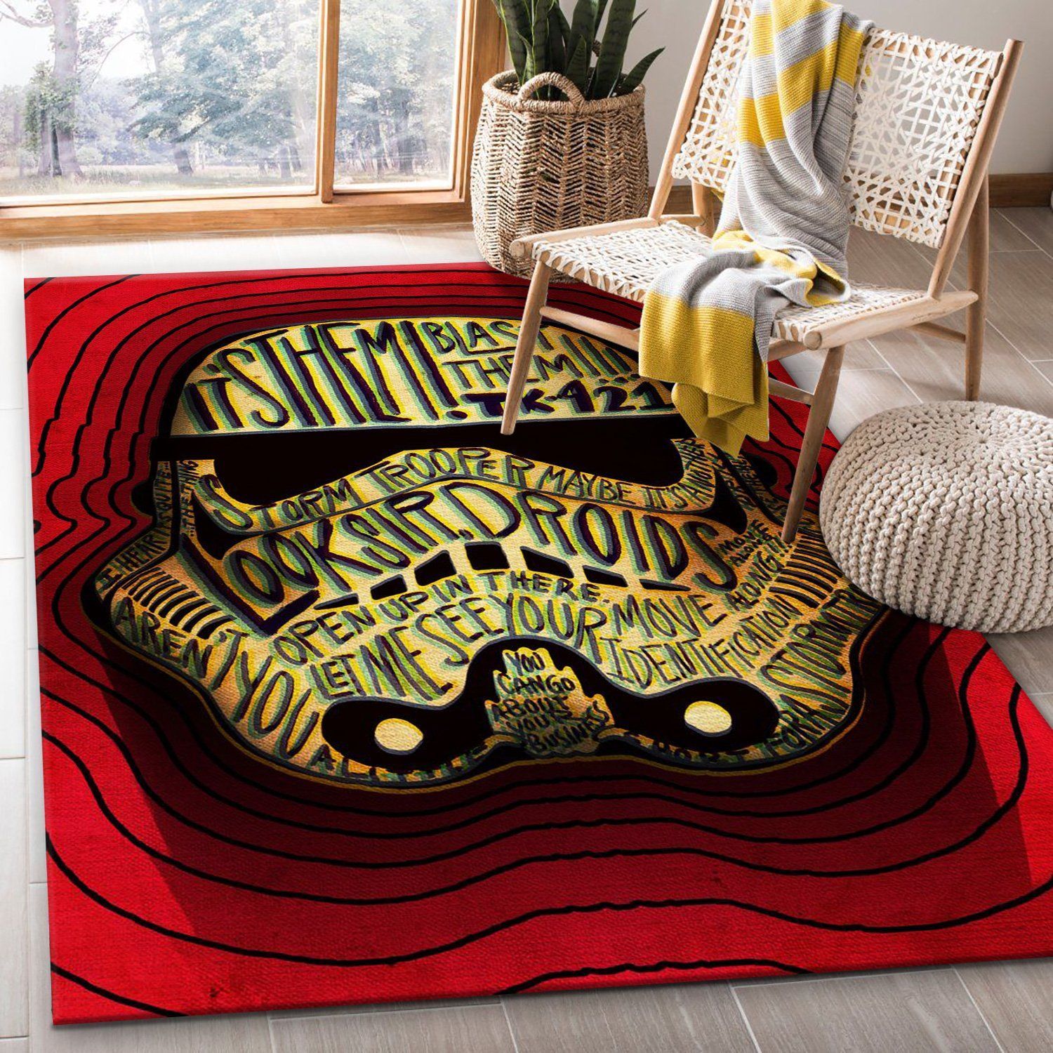 Quoted Star War Area Rug, Living Room Rug, US Gift Decor - Indoor Outdoor Rugs