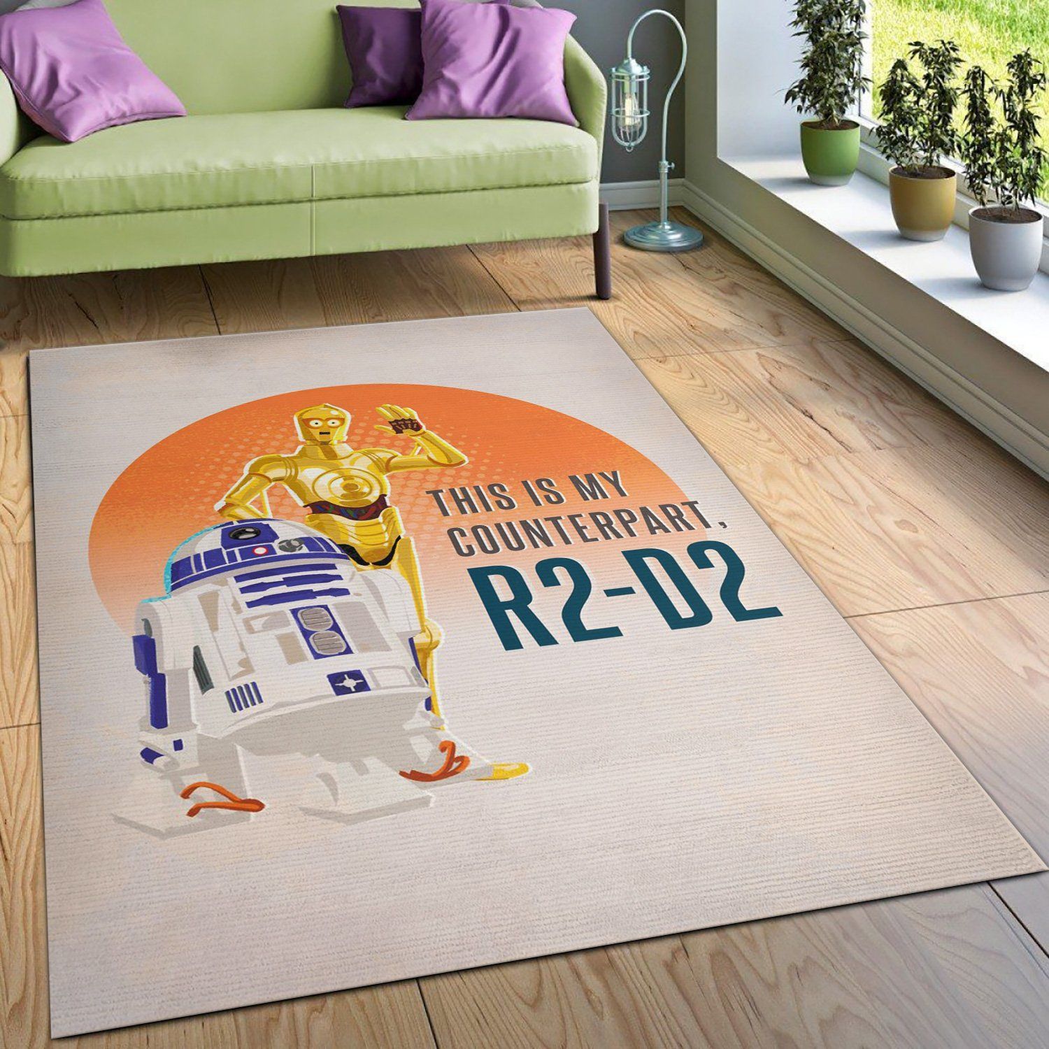 Droids Rug Star Wars Galaxy Of Adventures Christmas Gift US Decor - Indoor Outdoor Rugs