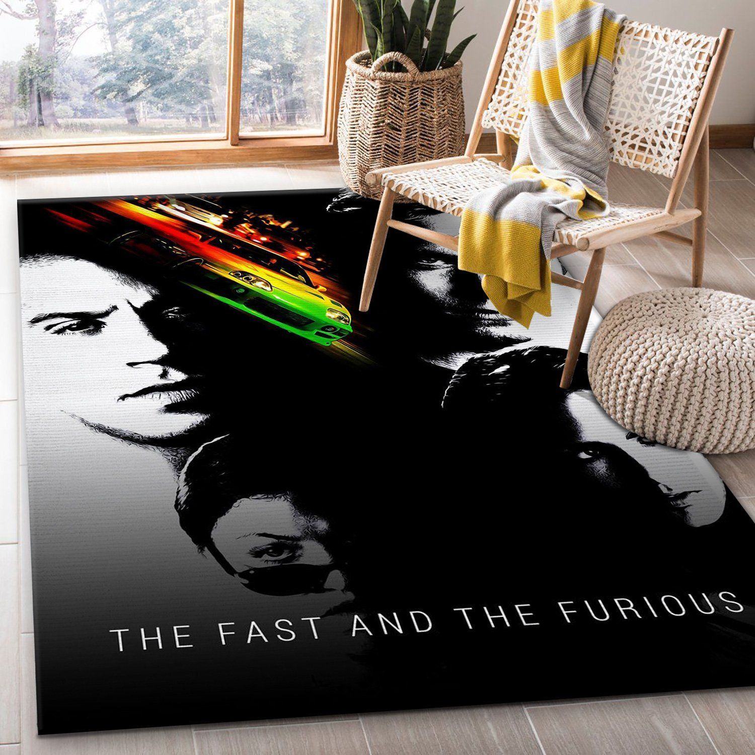 The Fast And The Furious Rug Movie Rug Home Decor Floor Decor - Indoor Outdoor Rugs