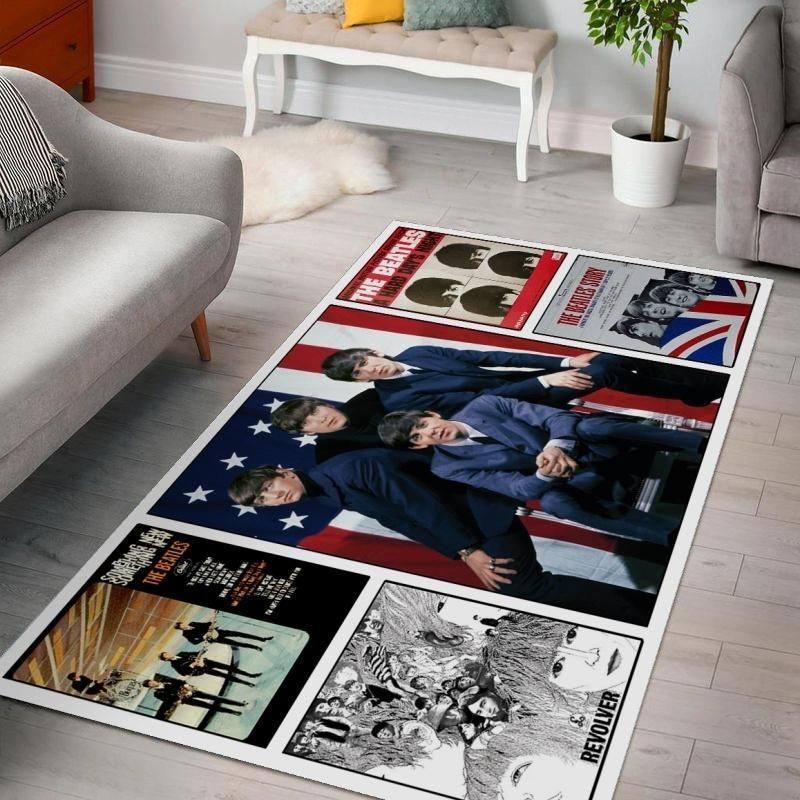 The Beatles Albums V1 Living Rooms Area Rug For Christmas,  Kitchen Rug,  Family Gift US Decor - Indoor Outdoor Rugs