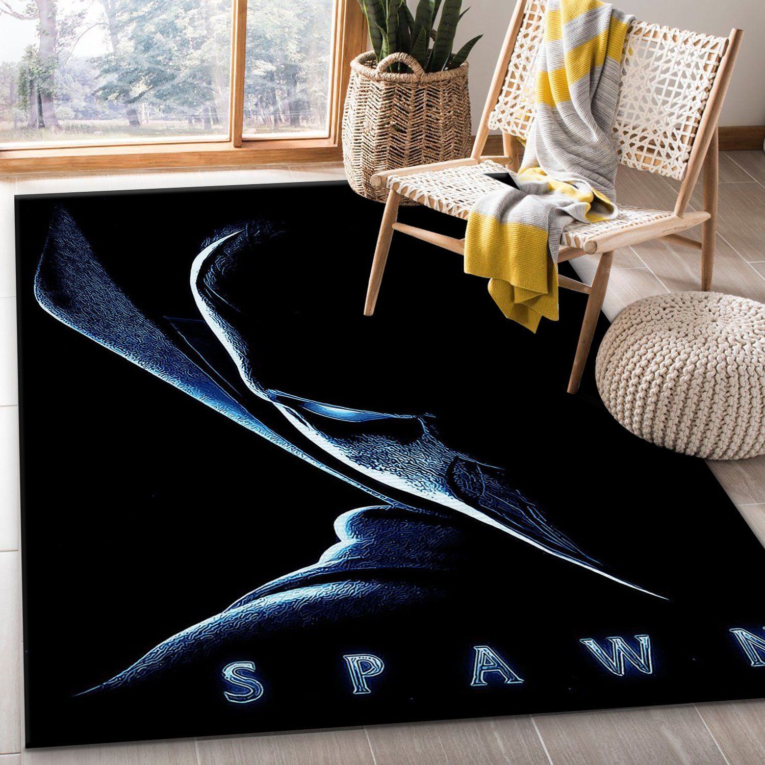 Spawn Vintage Area Rug Living Room Rug Home Decor Floor Decor - Indoor Outdoor Rugs