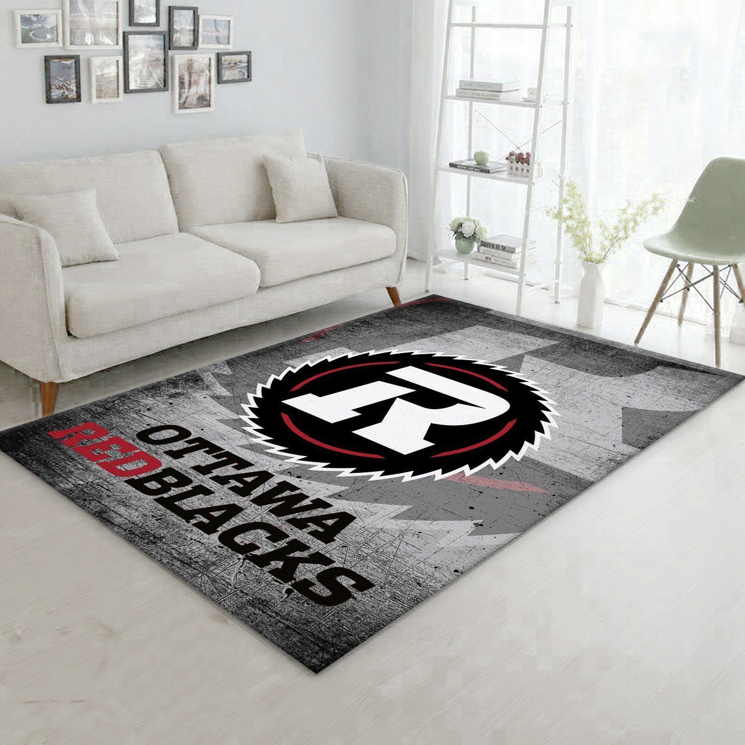 Ottawa Redblacks Football Nfl Rug Bedroom Rug Home US Decor - Indoor Outdoor Rugs