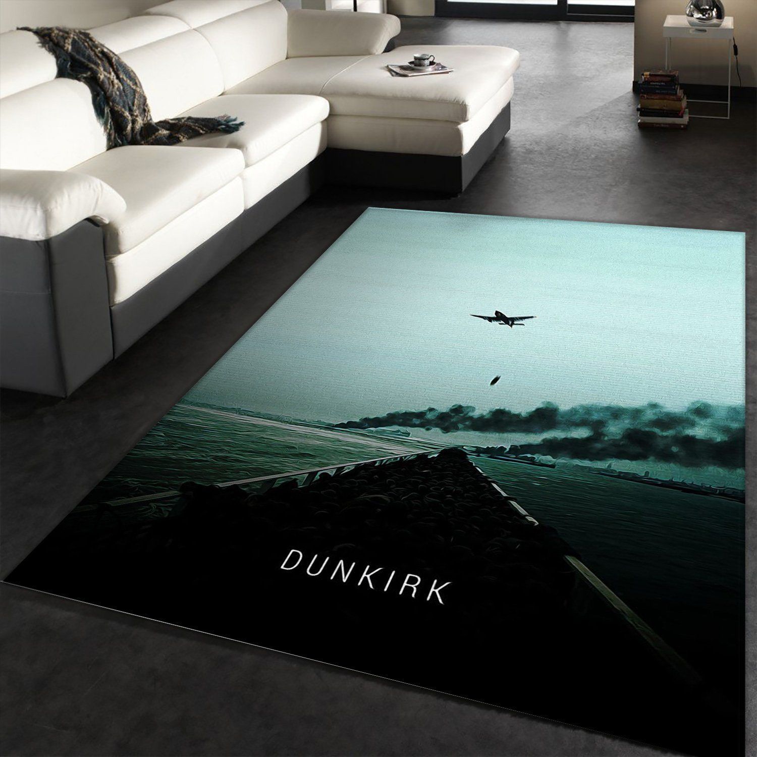 Dunkirk 2017 Area Rug Art Painting Movie Rugs Home US Decor - Indoor Outdoor Rugs