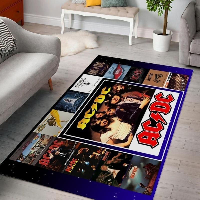 Acdc Studio Albums Special Area Rug Bedroom Rug US Gift Decor - Indoor Outdoor Rugs