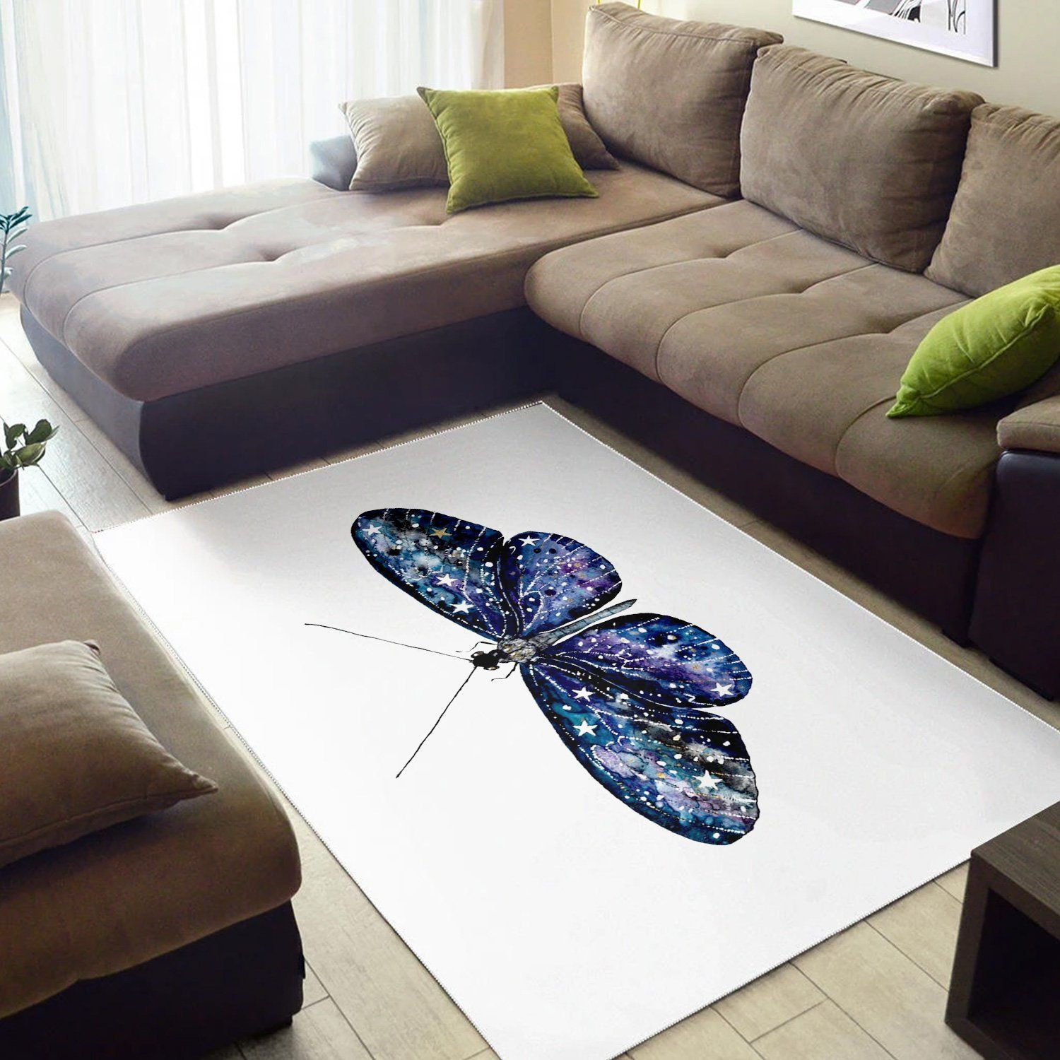 Butterfly  Carpet Living Room, Room Decor, Floor Decor Home Decor - Indoor Outdoor Rugs