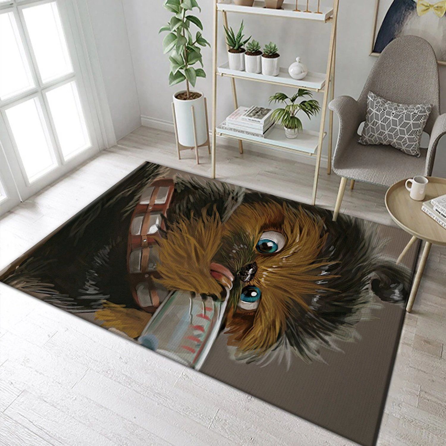 Baby Chewbacca Star Wars Movies Area Rugs Living Room Carpet FN271205 Local Brands Floor Decor The US Decor - Indoor Outdoor Rugs