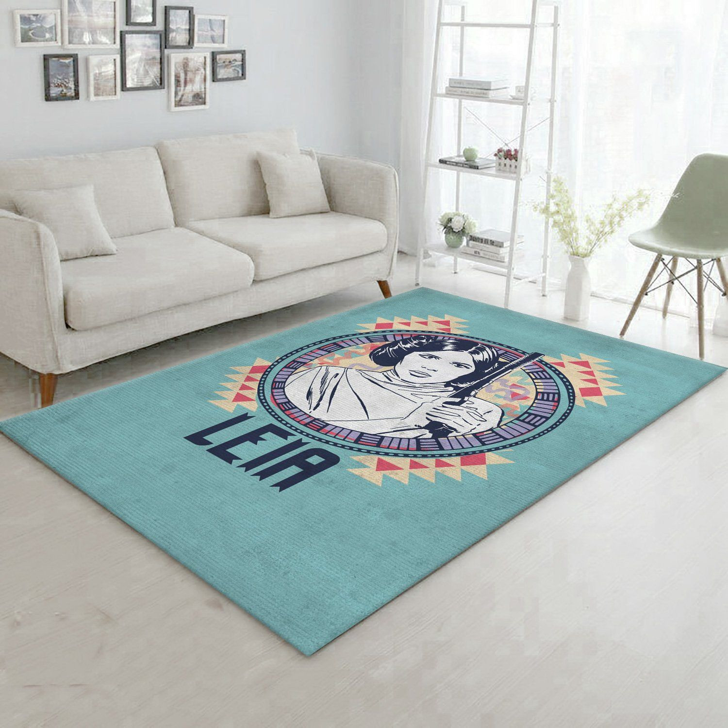 Leia Rug Star Wars Arts Rug Home US Decor - Indoor Outdoor Rugs