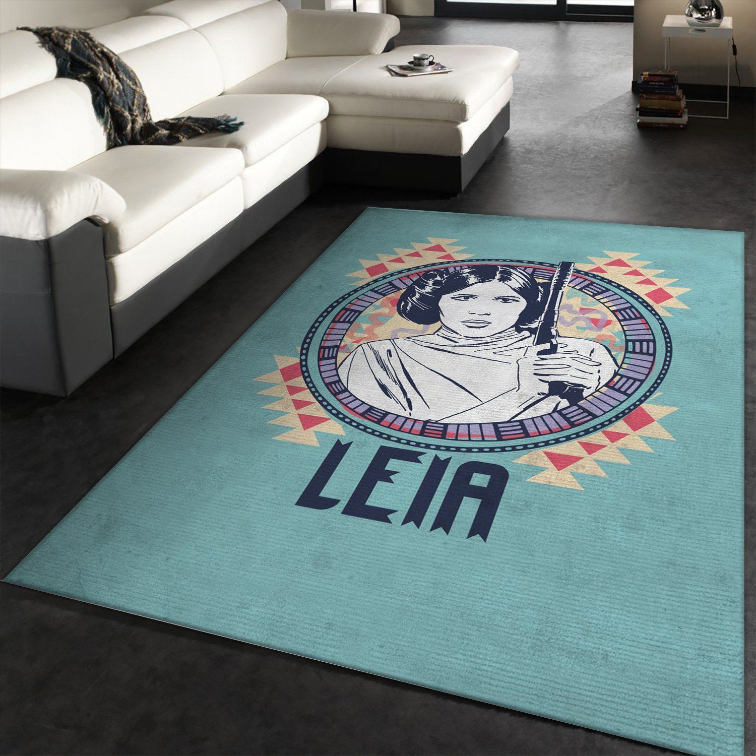 Leia Rug Star Wars Arts Rug Home US Decor - Indoor Outdoor Rugs