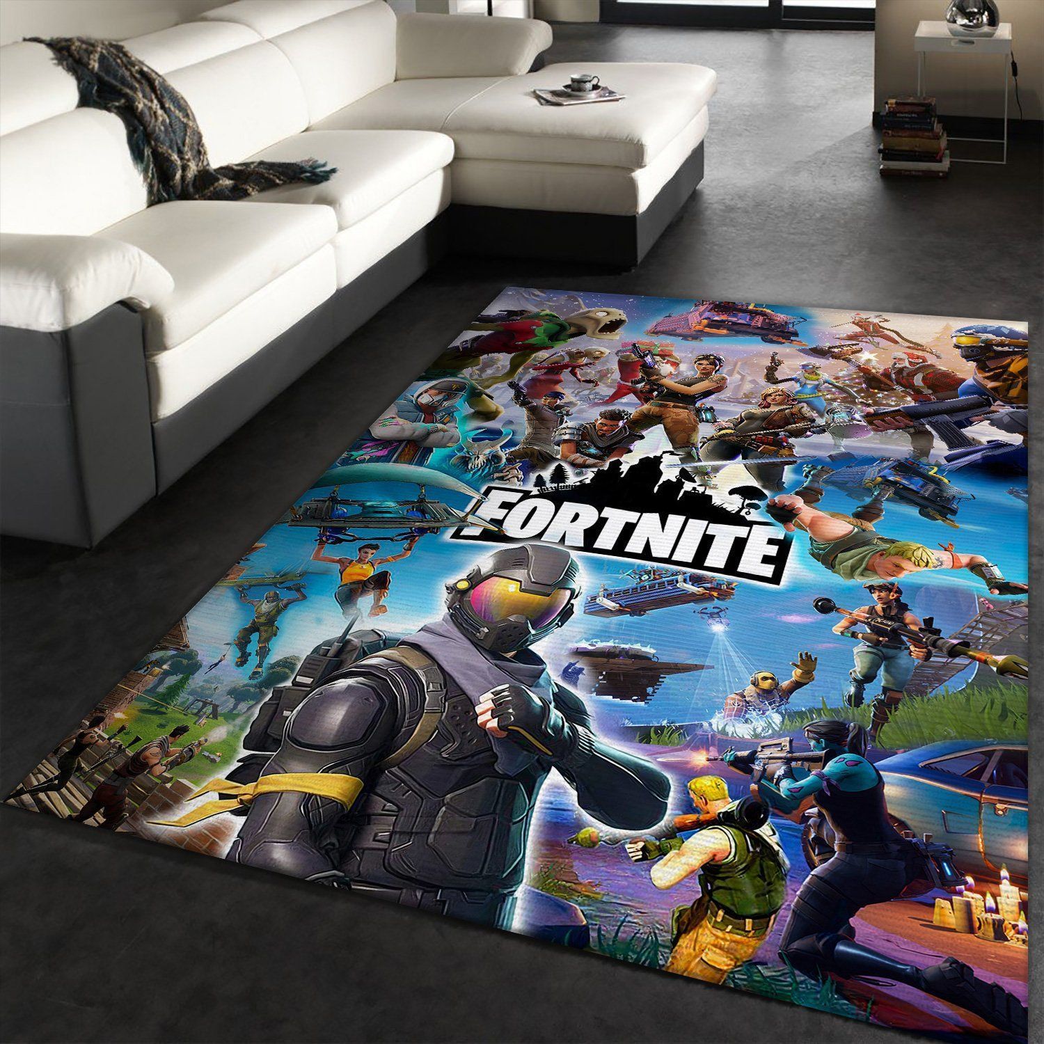 Fortnite Area Rug Christmas Gift Game Rug FN211002 Floor Decor The US Decor - Indoor Outdoor Rugs