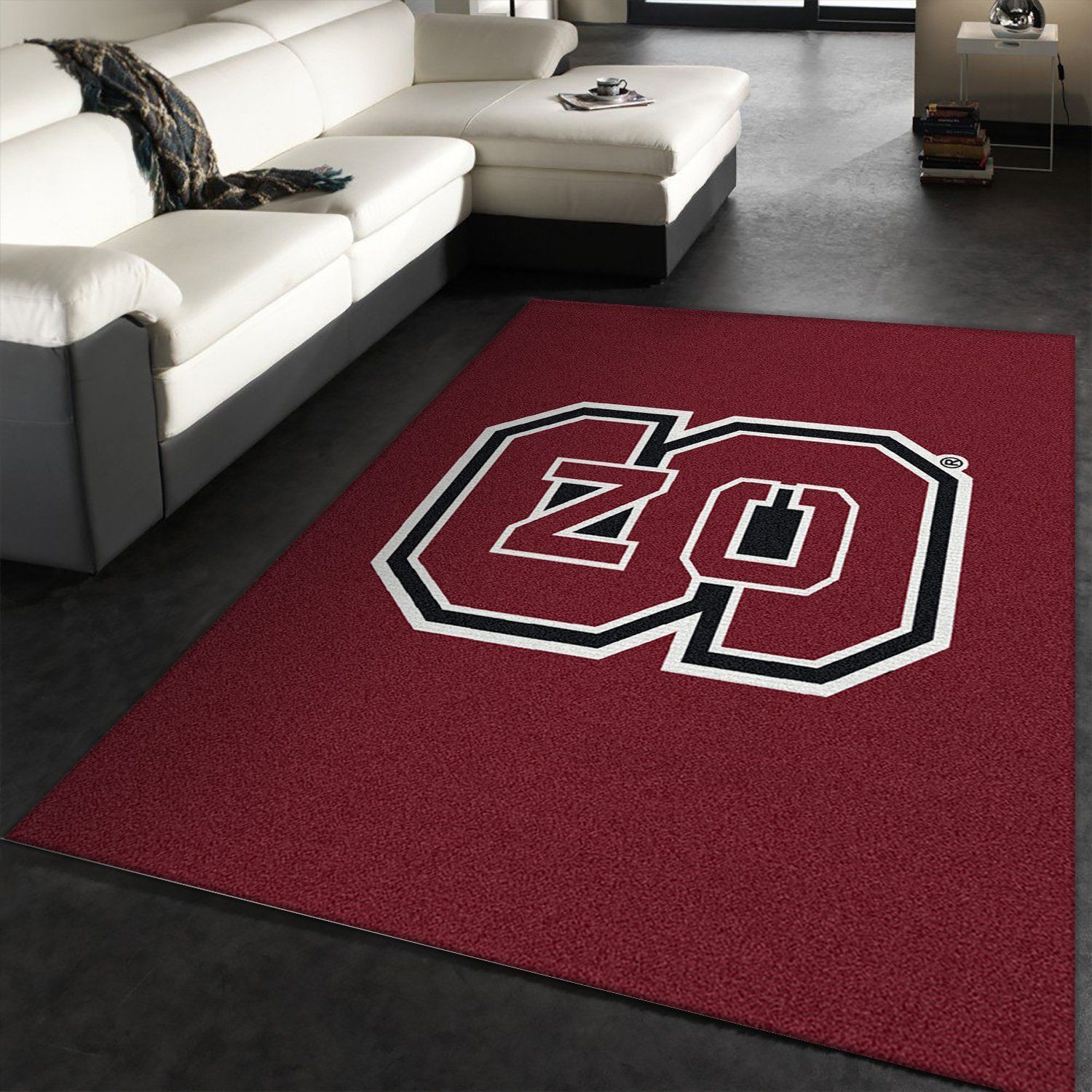 College Spirit North Carolina State Sport Area Rug For Christmas Team Logo Home Decor Floor Decor - Indoor Outdoor Rugs