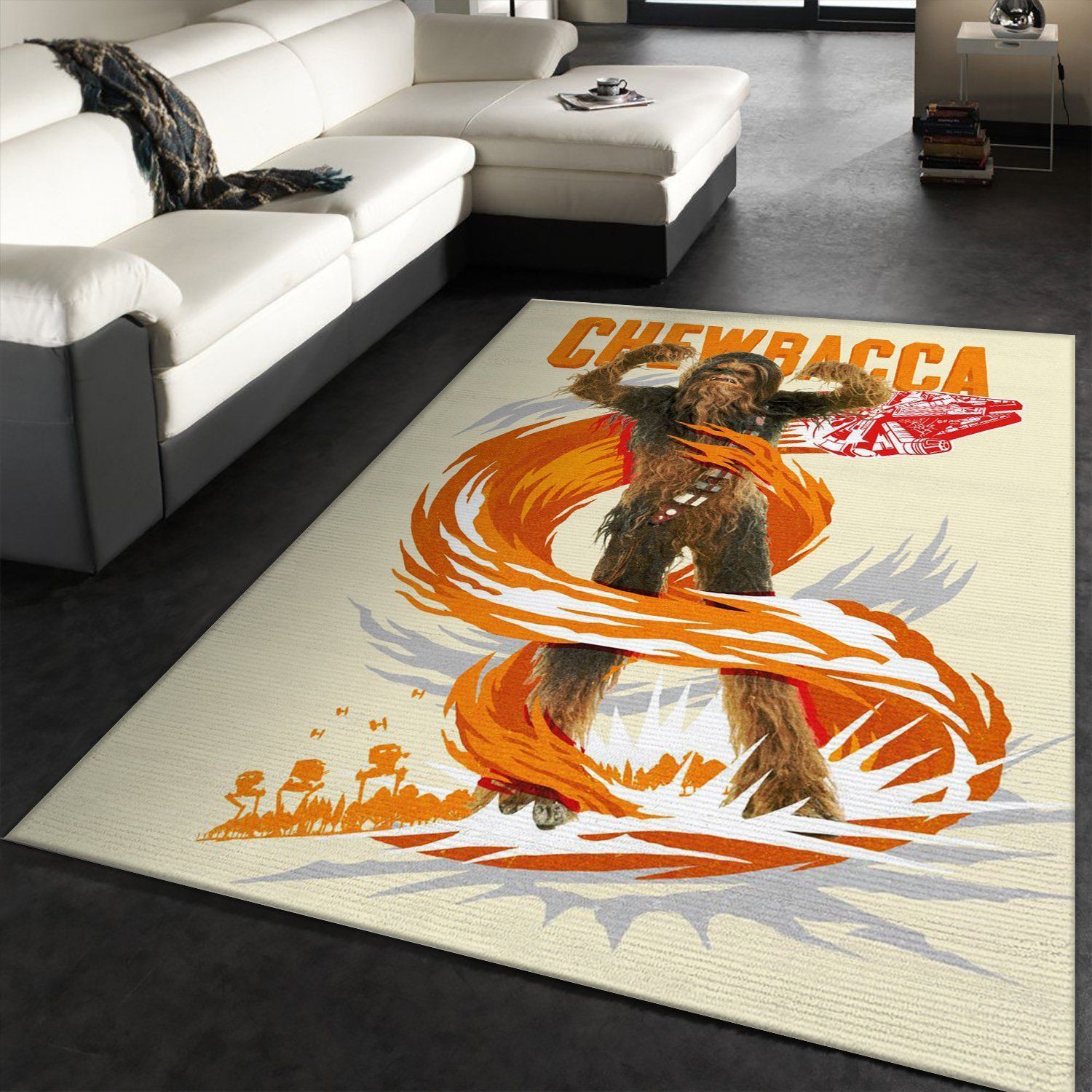 Chewbacca Star Wars Movie Rug Star Wars Funky Explosions US Gift Decor - Indoor Outdoor Rugs