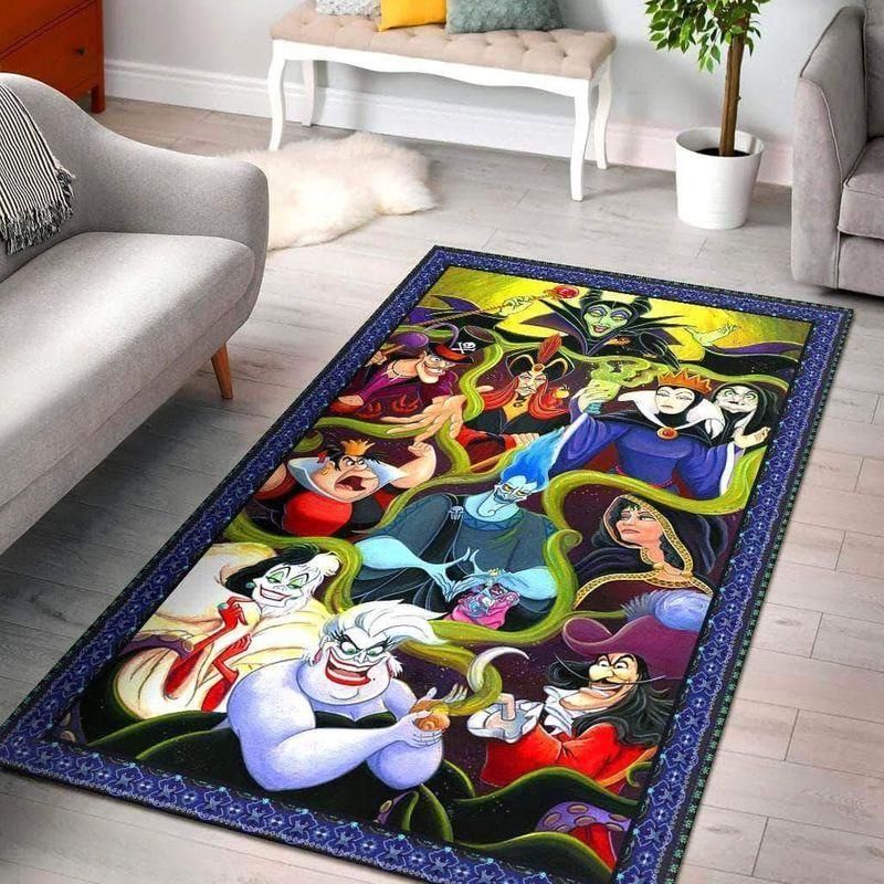 Disney Villains 3 Living Room Area Rug For Christmas,  Kitchen Rug,  Christmas Gift US Decor - Indoor Outdoor Rugs