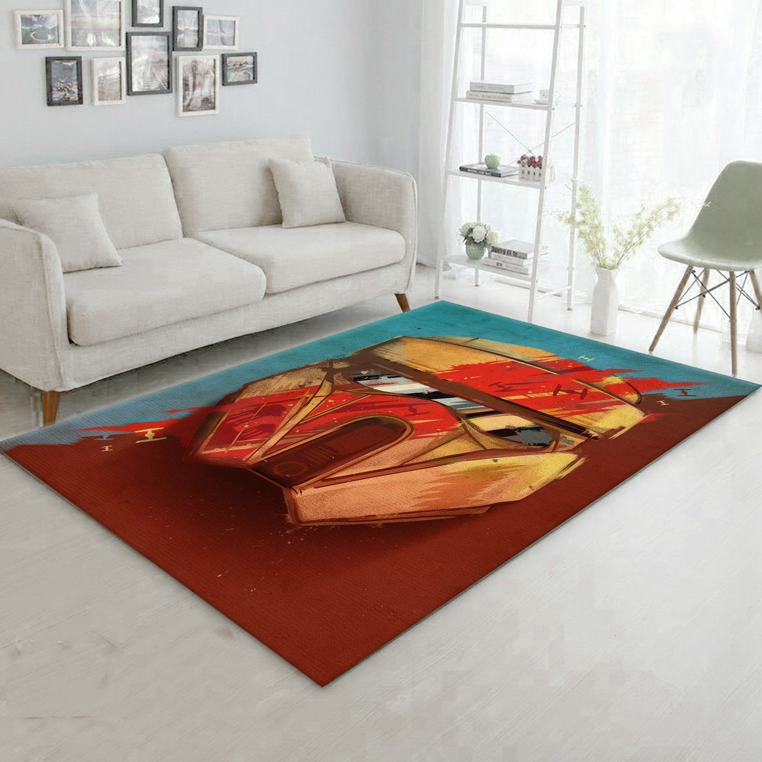 Scout Star War Area Rug Carpet, Living Room Rug, US Gift Decor - Indoor Outdoor Rugs