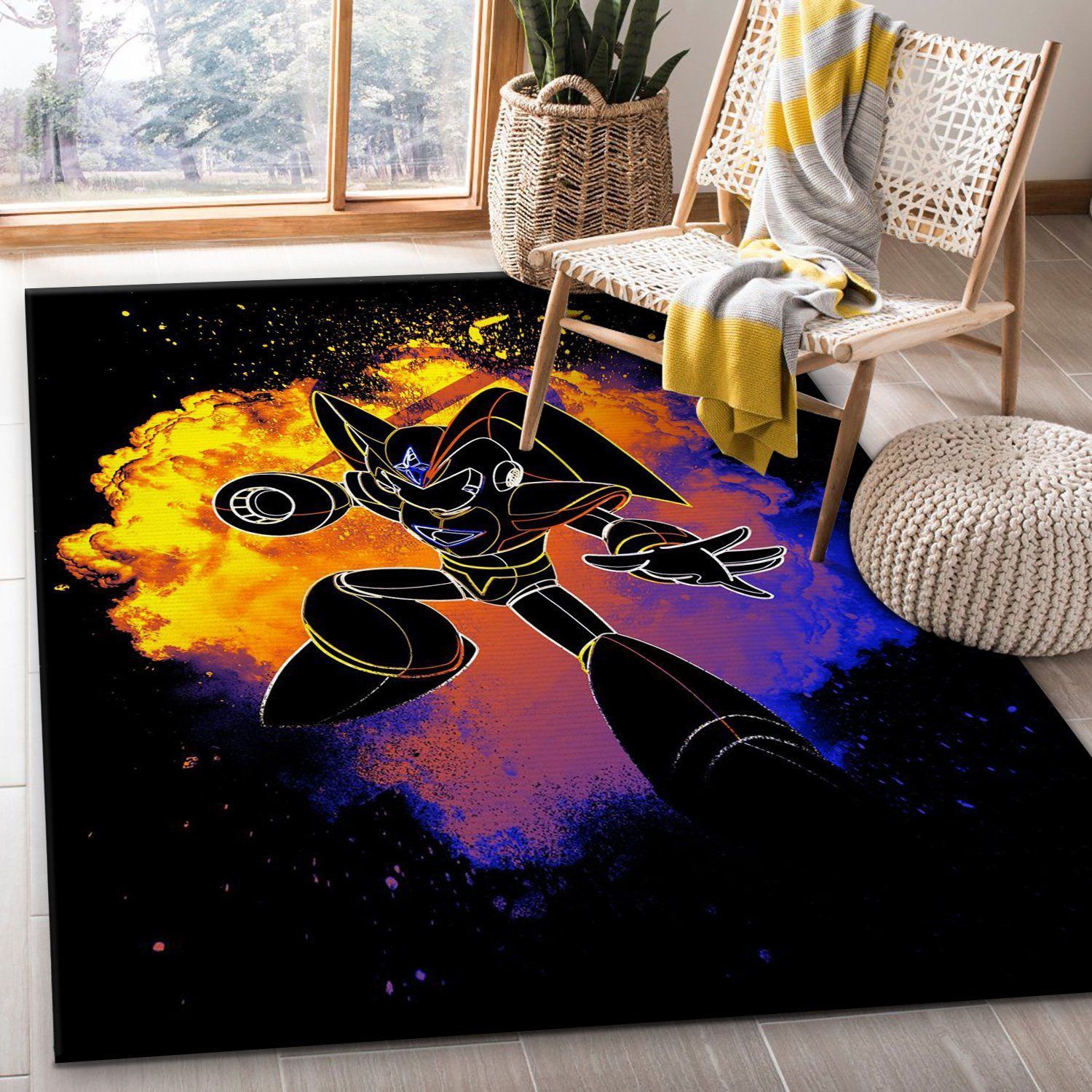 Soul Of The Robot Master Area Rug, Living room and bedroom Rug, US Gift Decor - Indoor Outdoor Rugs