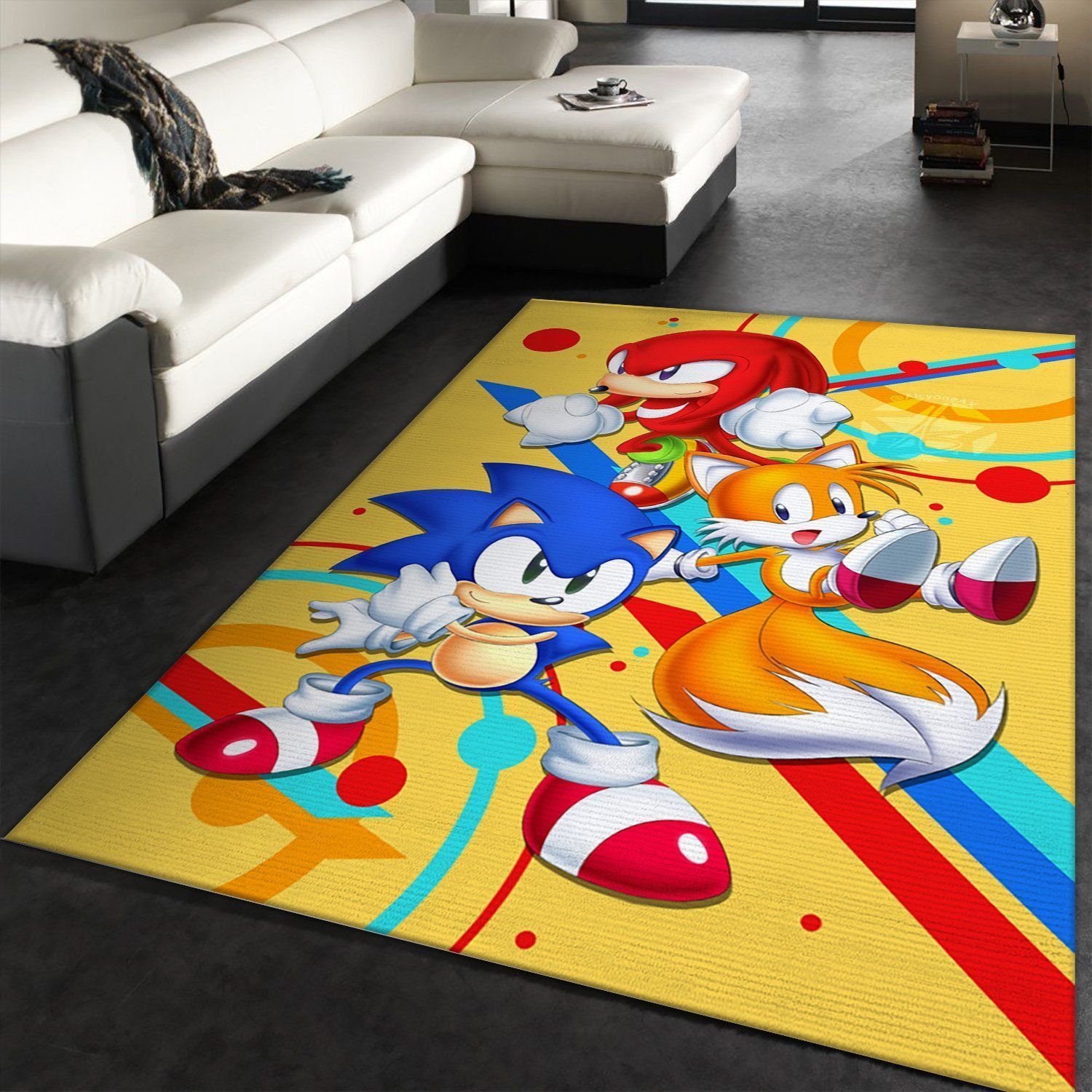 Sonic Mania Disney Area Rug, Bedroom, Christmas Gift US Decor - Indoor Outdoor Rugs