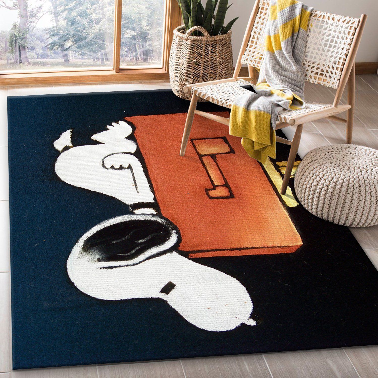 Snoopy Ver6 Rug Living Room Rug Christmas Gift US Decor - Indoor Outdoor Rugs