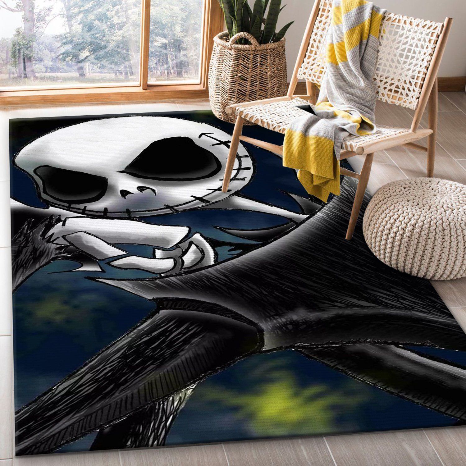 Nightmare Before Christmas Ver12 Movie Area Rug Living Room Rug Home Decor Floor Decor - Indoor Outdoor Rugs