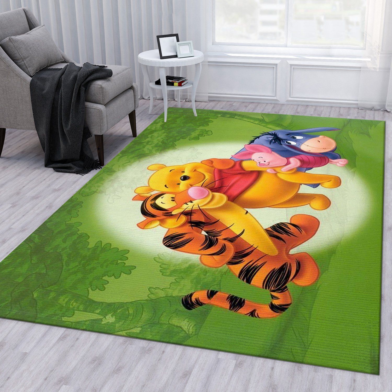 Winnie The Pooh Ver20 Area Rug Bedroom Rug Christmas Gift US Decor - Indoor Outdoor Rugs