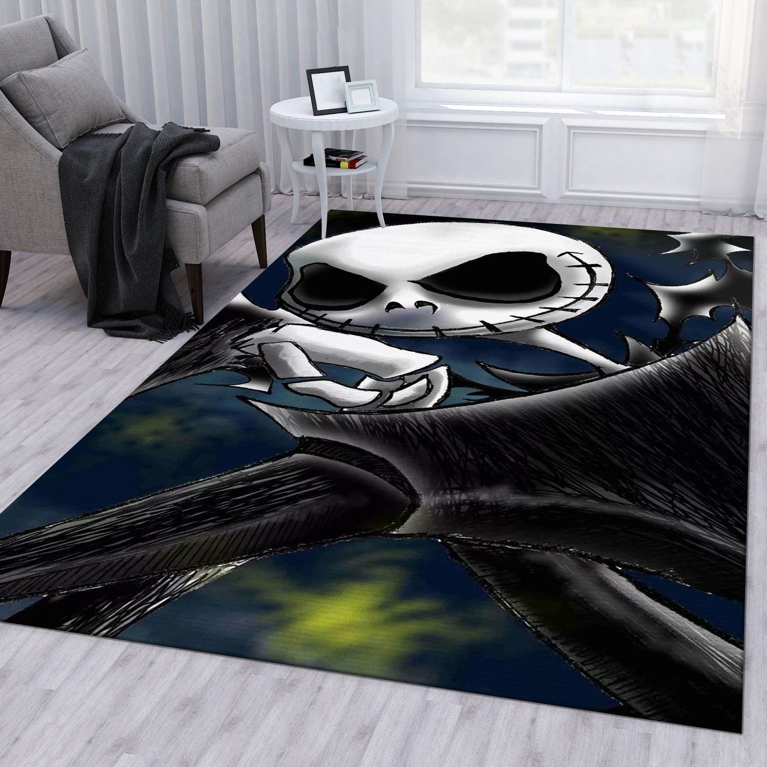 Nightmare Before Christmas Ver12 Movie Area Rug Living Room Rug Home Decor Floor Decor - Indoor Outdoor Rugs