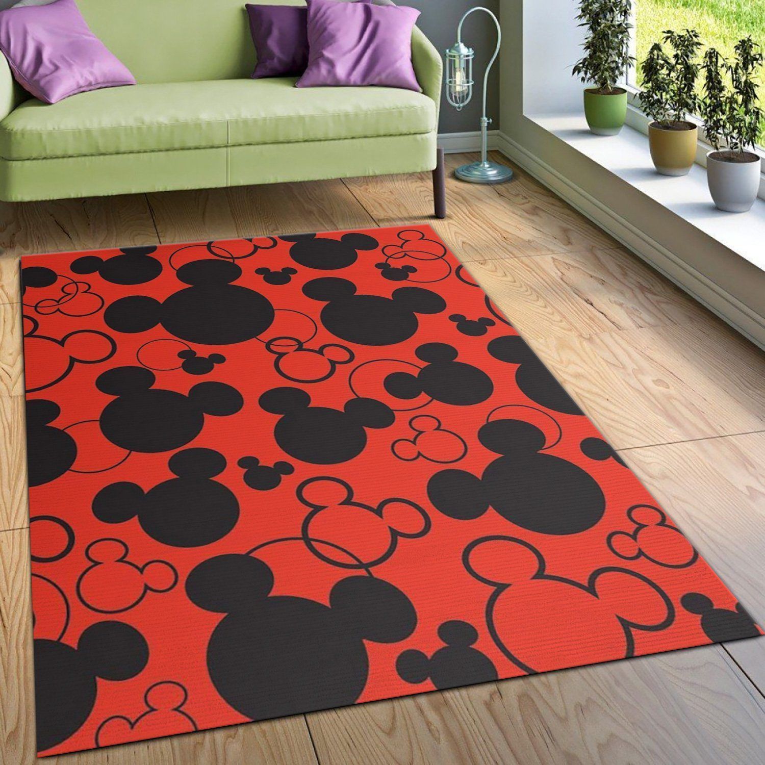 Mickey Mouse High Definition Disney Area Rug, Kitchen Rug, Family Gift US Decor - Indoor Outdoor Rugs