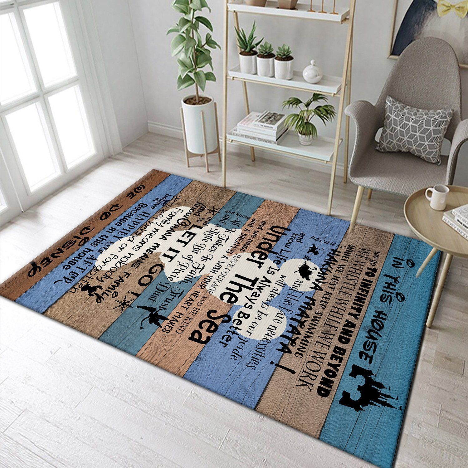 In this house we do Disney Area Rug Floor Decor Christmas Gift - Indoor Outdoor Rugs