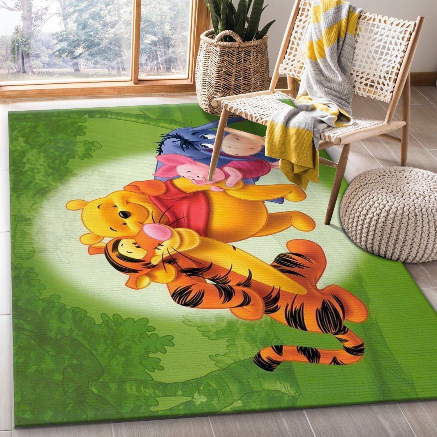 Winnie The Pooh Ver20 Area Rug Bedroom Rug Christmas Gift US Decor - Indoor Outdoor Rugs