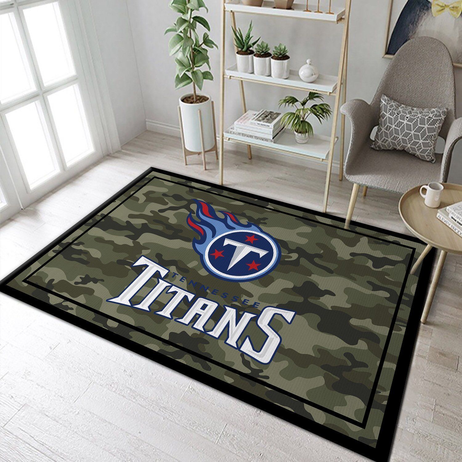 Tennessee Titans Nfl Rug Room Carpet Sport Custom Area Floor Home Decor V2 - Indoor Outdoor Rugs