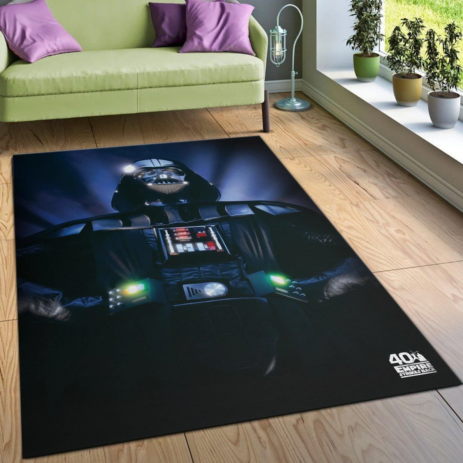 Vader Star War Area Rug Carpet, Living Room Rug, Family Gift US Decor - Indoor Outdoor Rugs