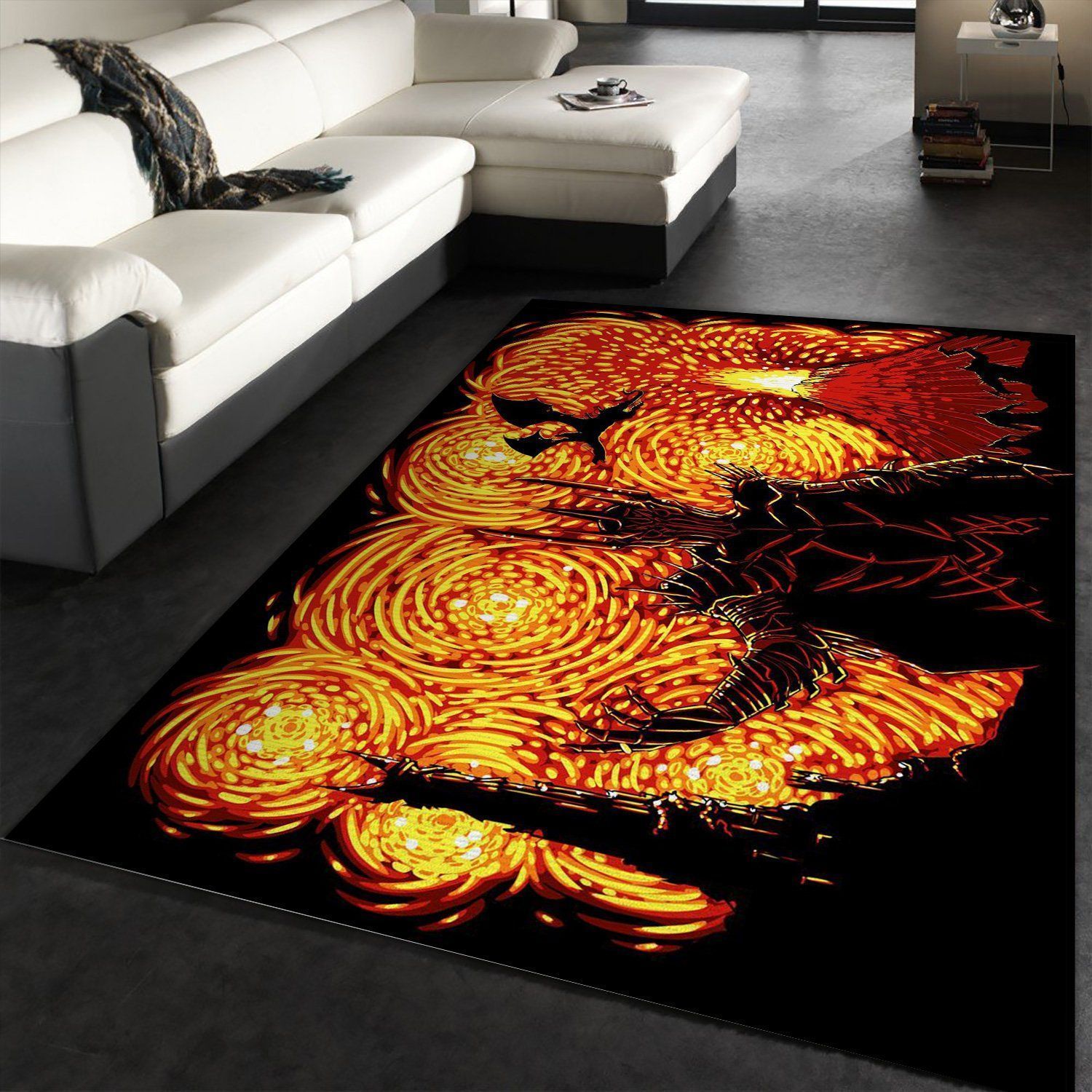 Starry Middle Earth Area Rug, Living room and bedroom Rug, Christmas Gift US Decor - Indoor Outdoor Rugs