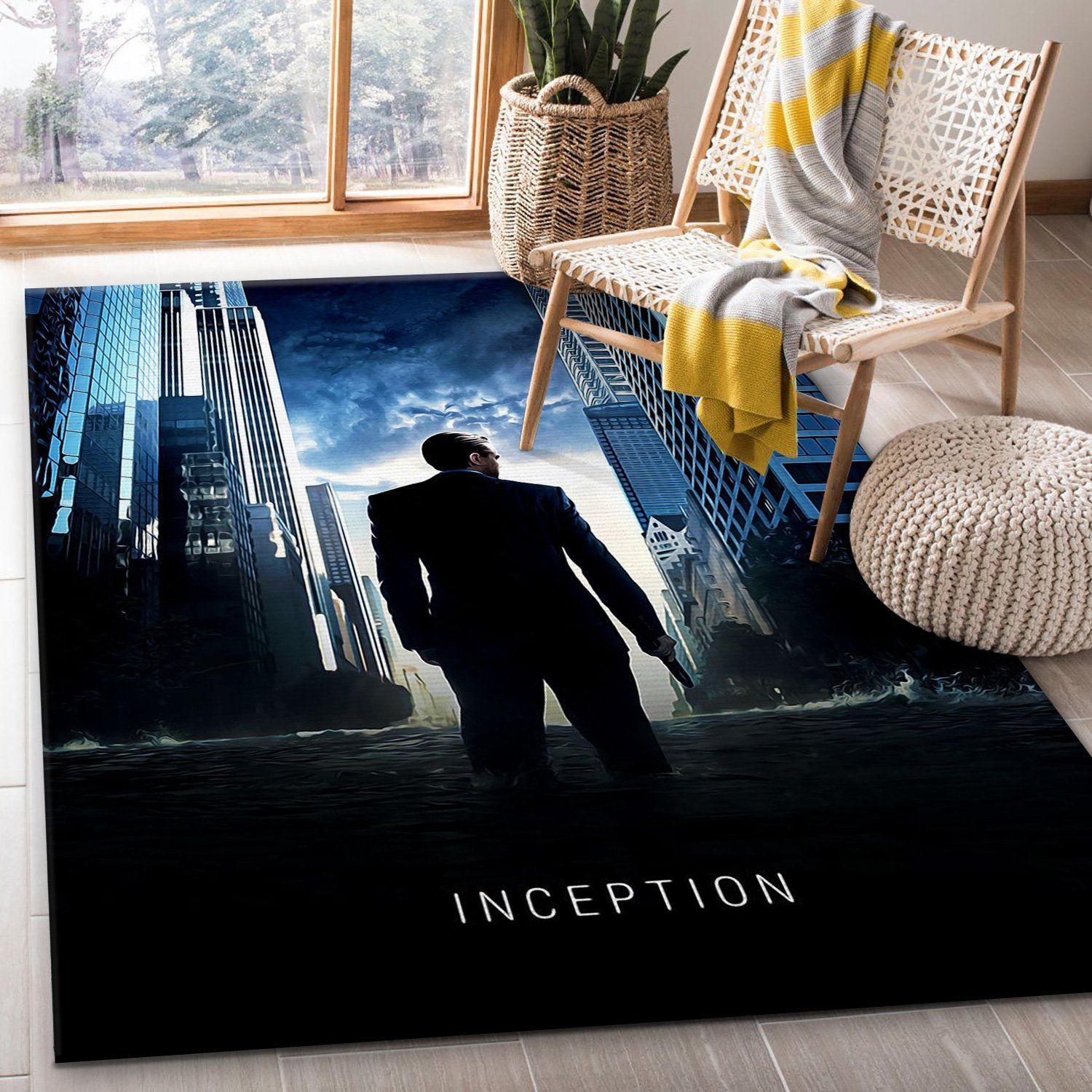 Inception Rug Movie Rug Home US Decor - Indoor Outdoor Rugs