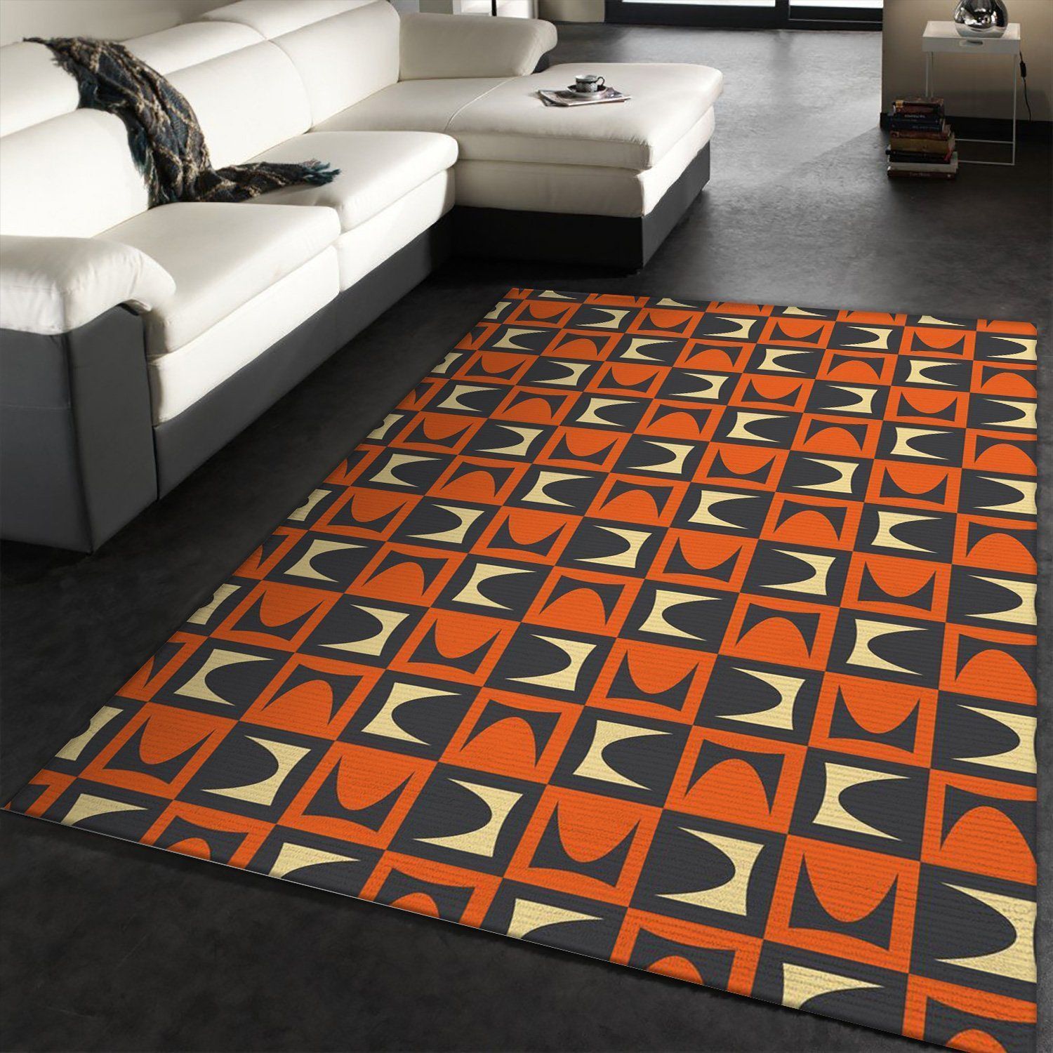 Midcentury Pattern 36 Area Rug Carpet, Living room and bedroom Rug, Home US Decor - Indoor Outdoor Rugs